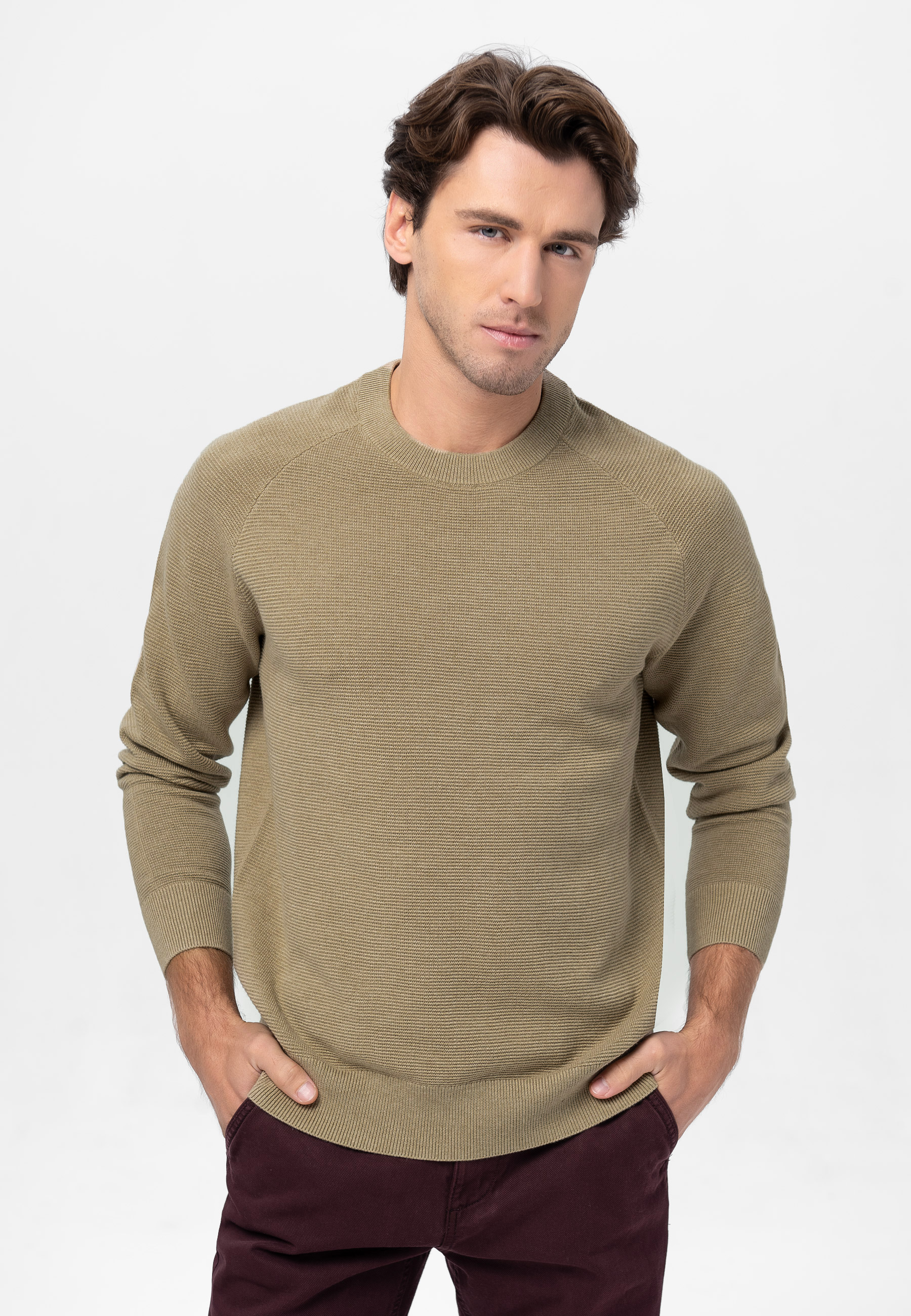 Sweter ze strukturą S-FORD