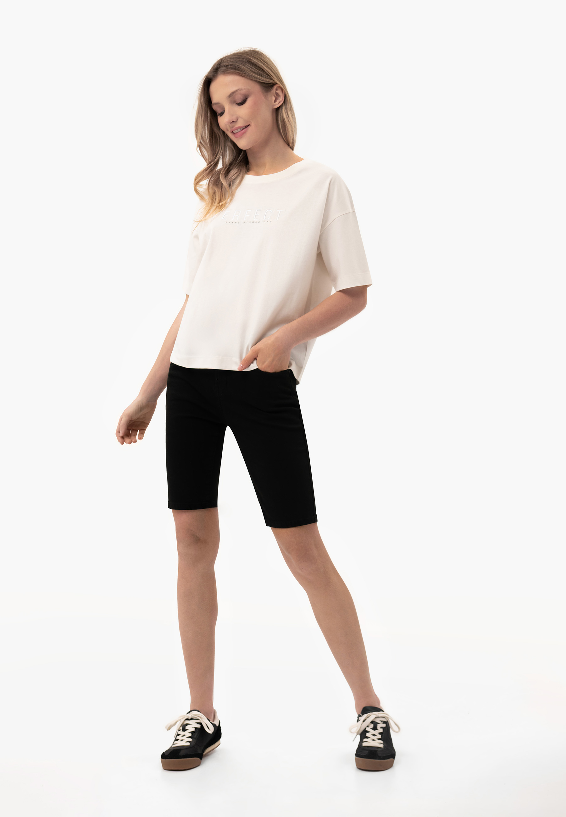 Szorty jeansowe, Slim Fit, E-NEDA