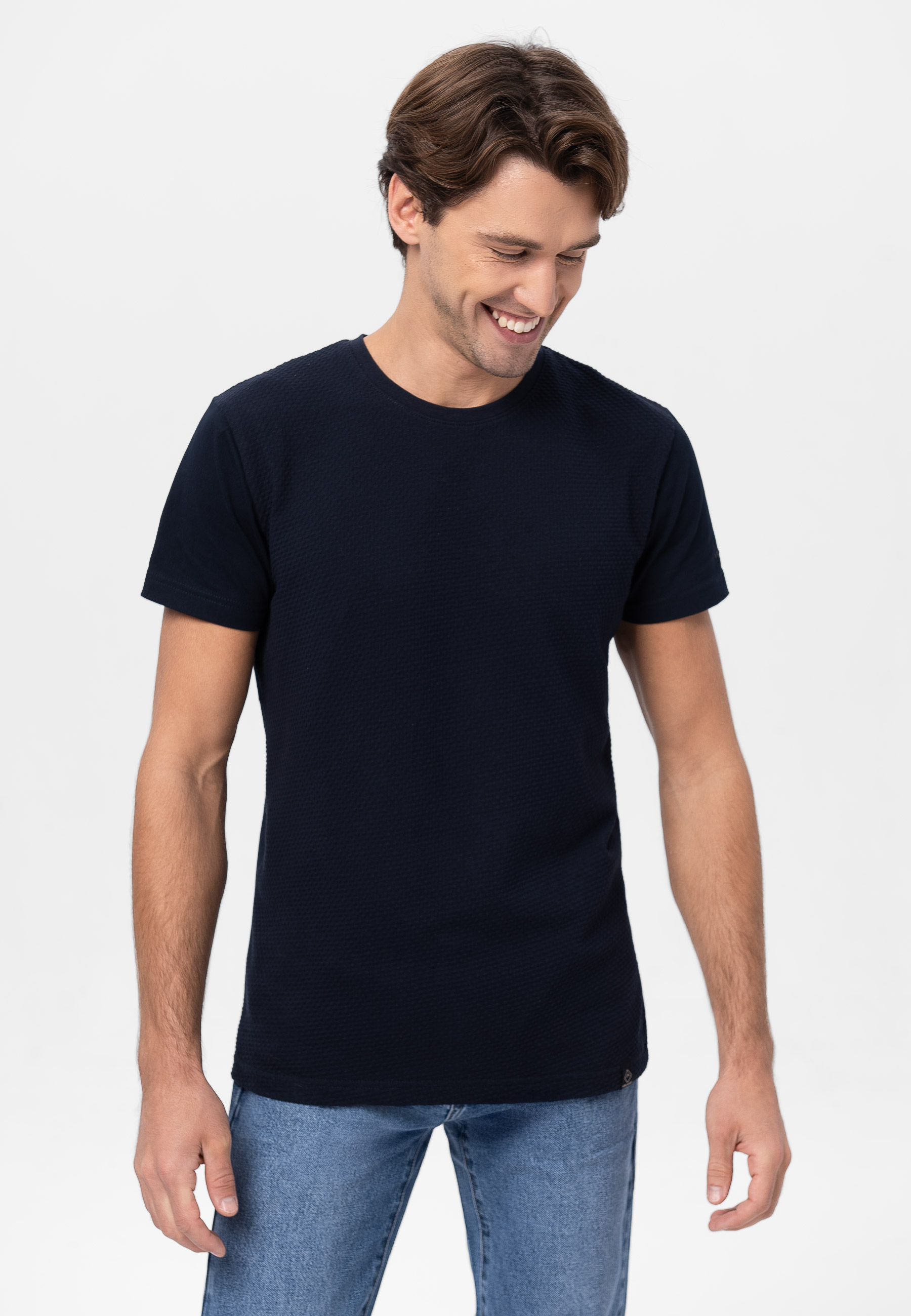 T-shirt ze strukturą TM-DARK