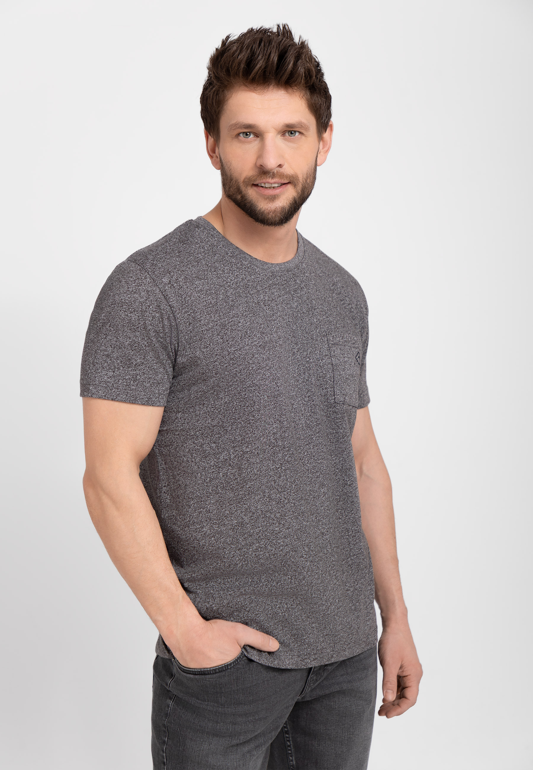 T-shirt z kieszonką T-MEIL