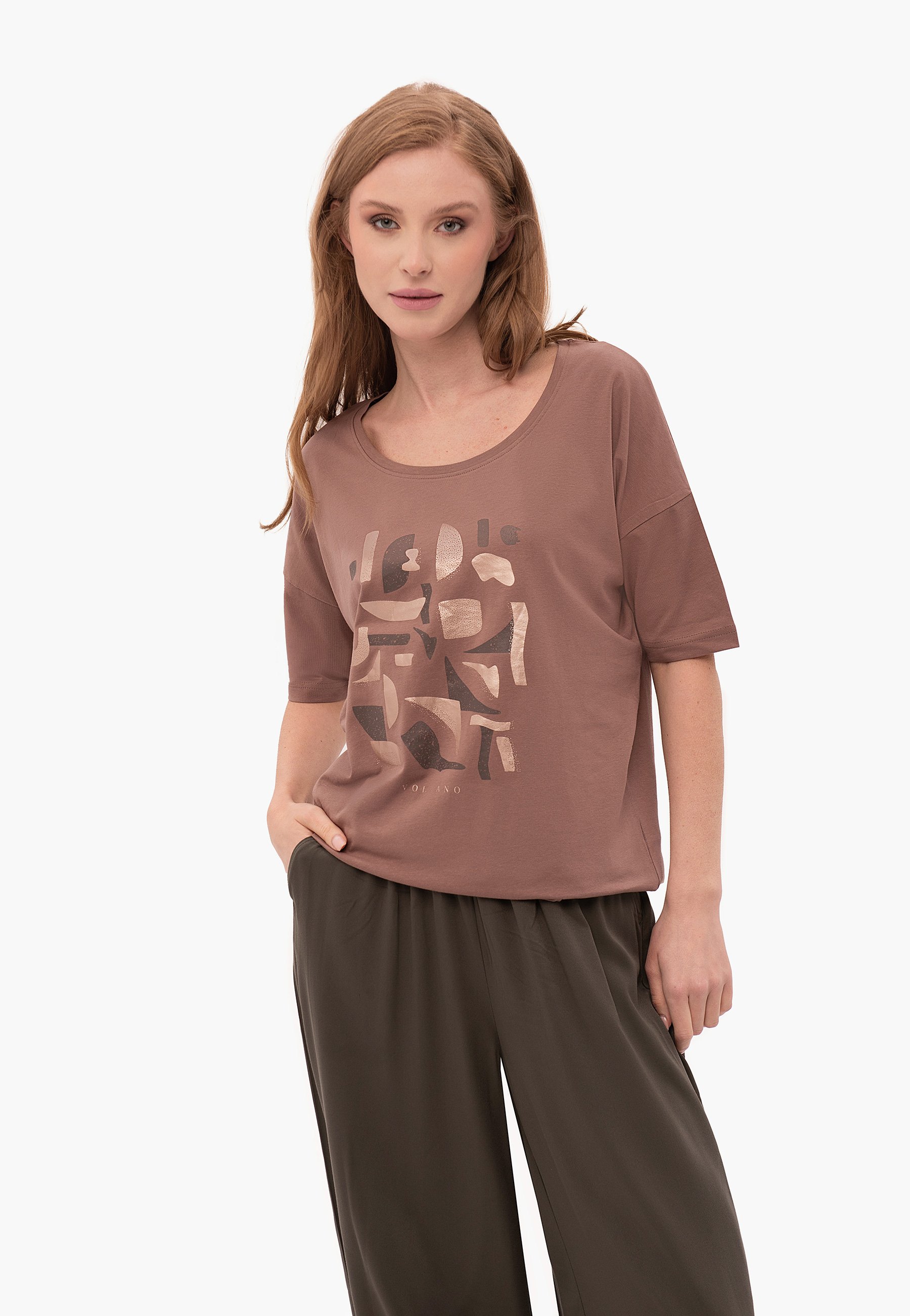 Bawełniana koszulka, Comfort Fit, T-PRIME