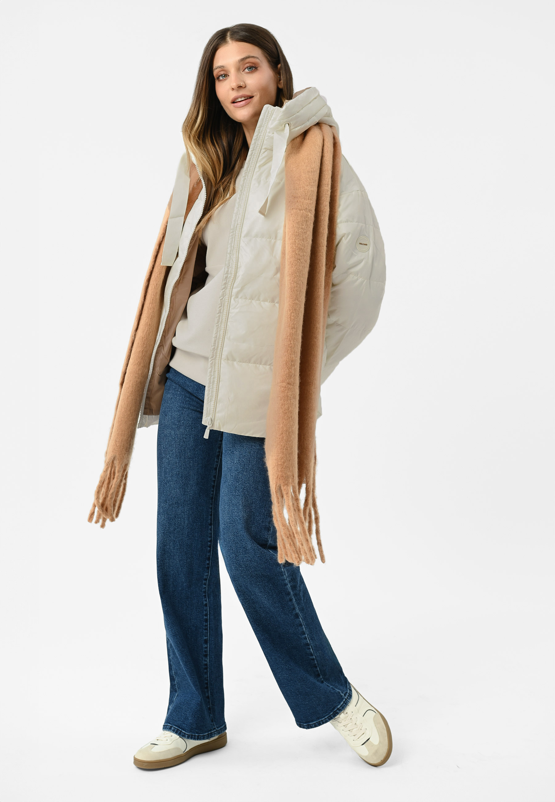 Pikowana kurtka oversize J-LAVEO