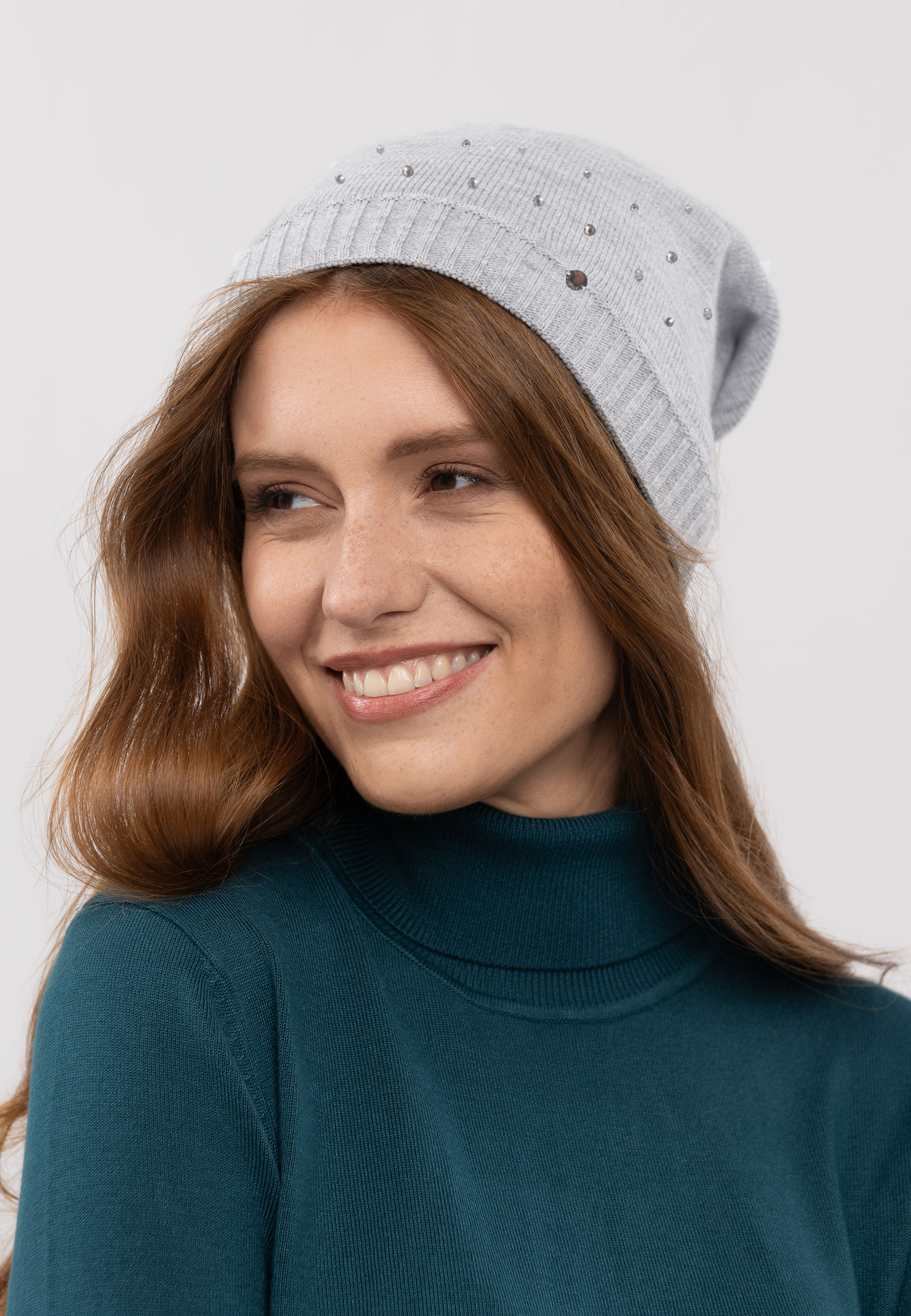 Czapka zimowa z kryształkami H-DIXIE