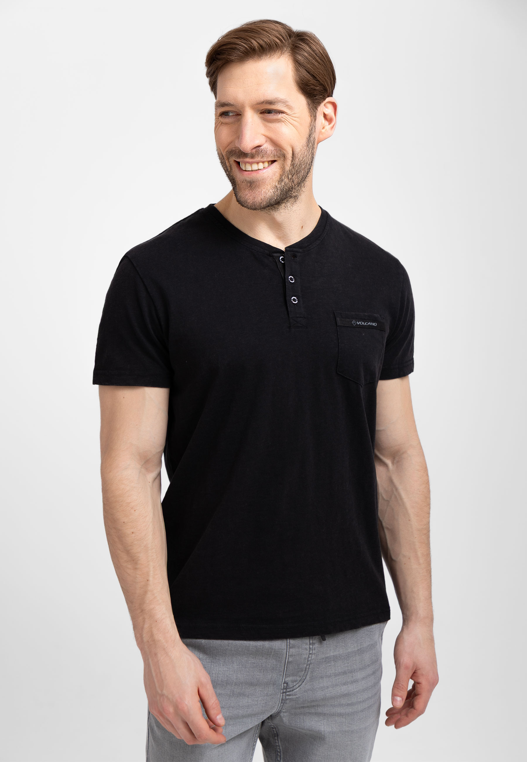 Koszulka z rozpinanym dekoltem T-APY