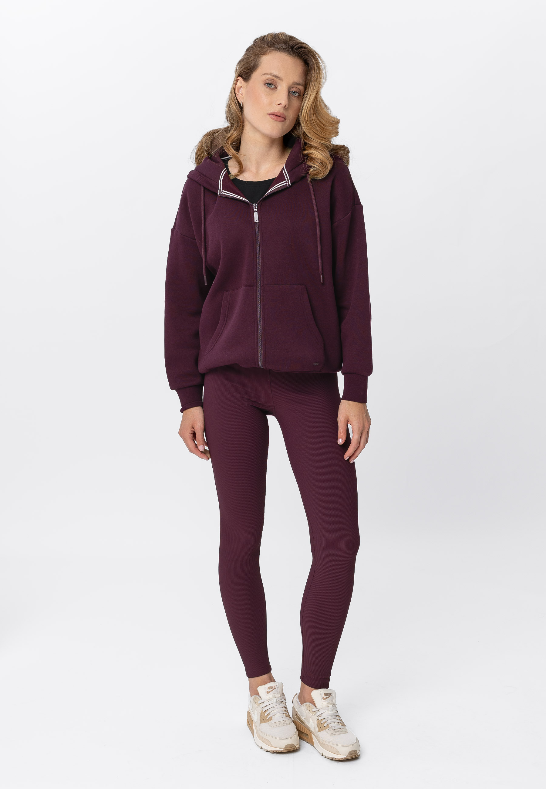 Prążkowane legginsy N-LISBONA