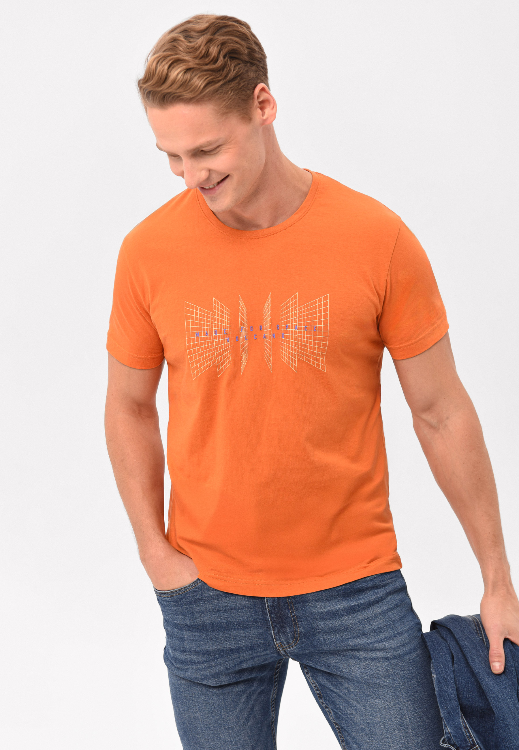 T-shirt z nadrukiem T-FLUX