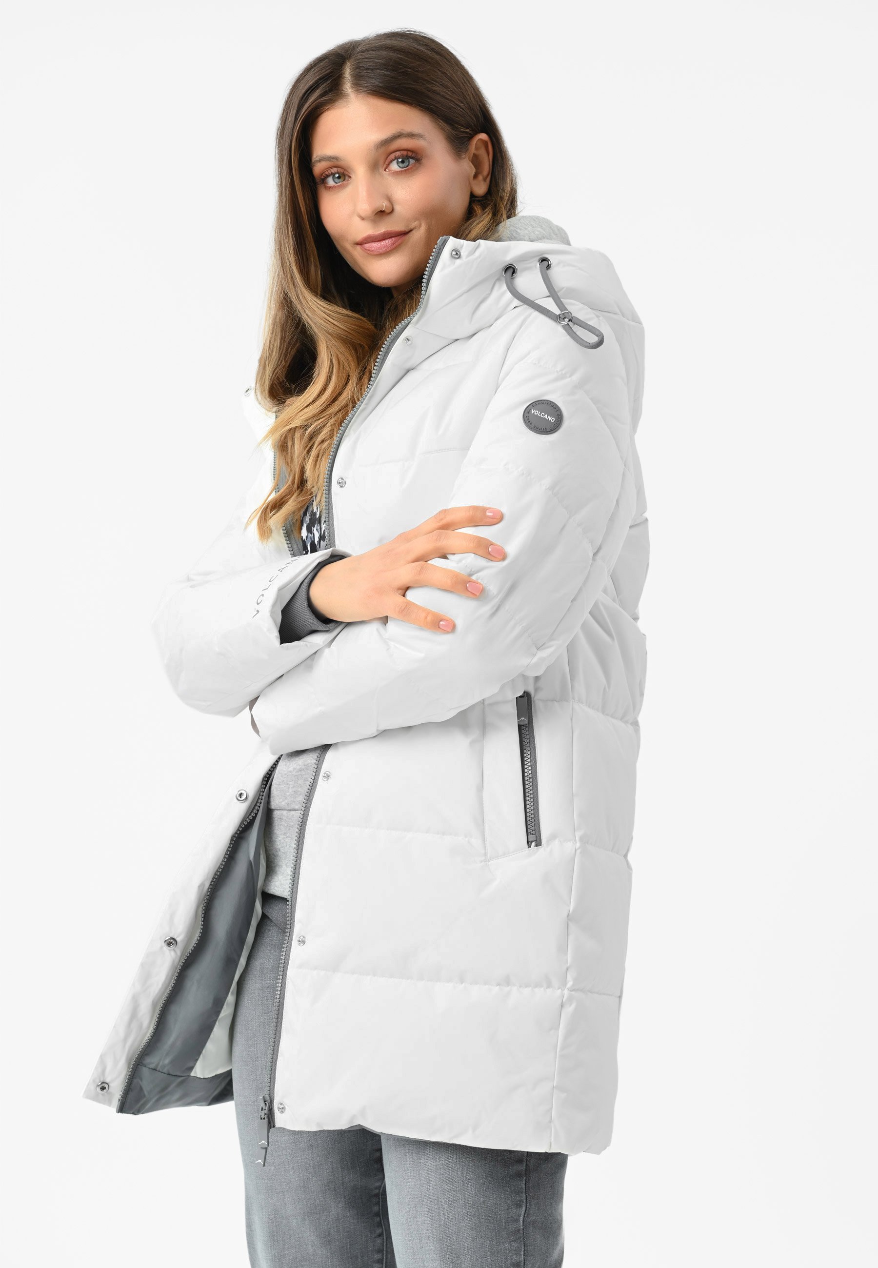 Pikowany płaszcz J-LIVIA