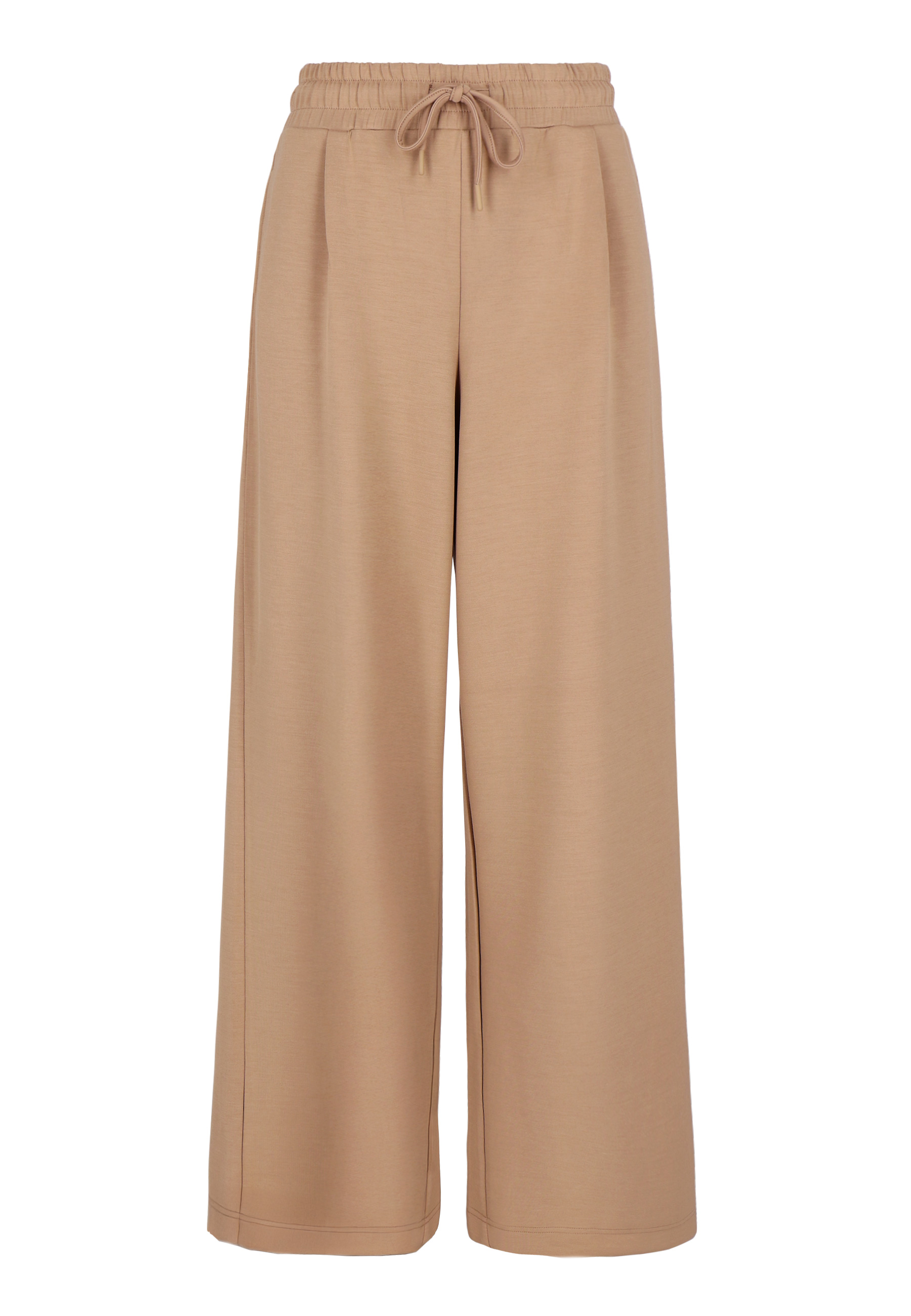 Beżowe, luźne spodnie dresowe N-MOCK