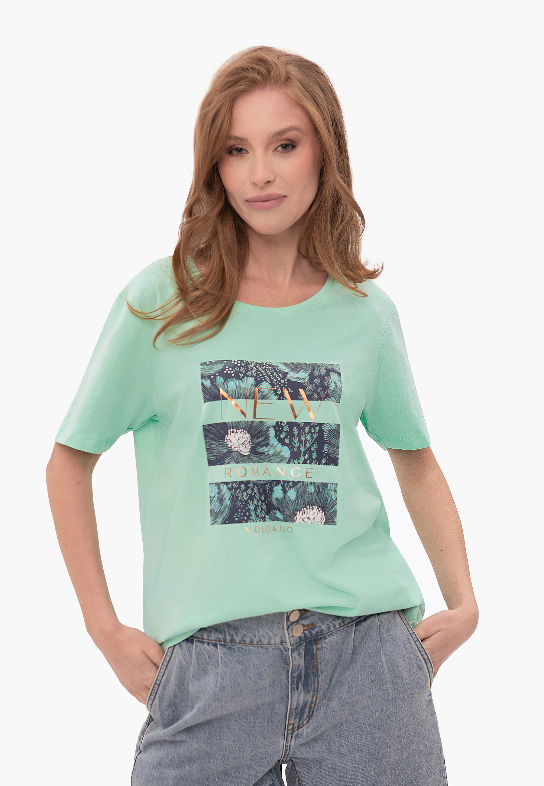 Koszulka z printem, Comfort Fit, T-ROMANCE