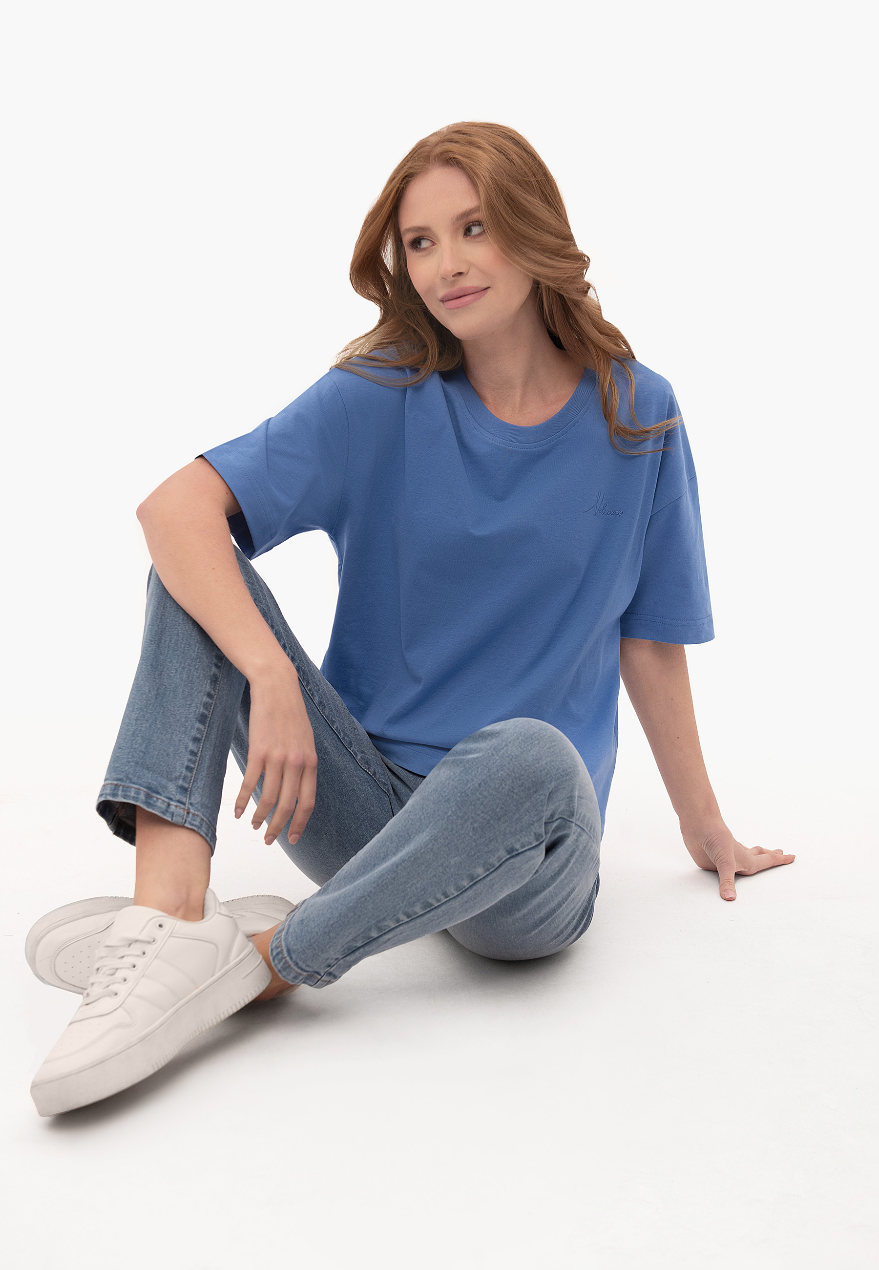 Gładki t-shirt, Comfort Fit, T-RODOS