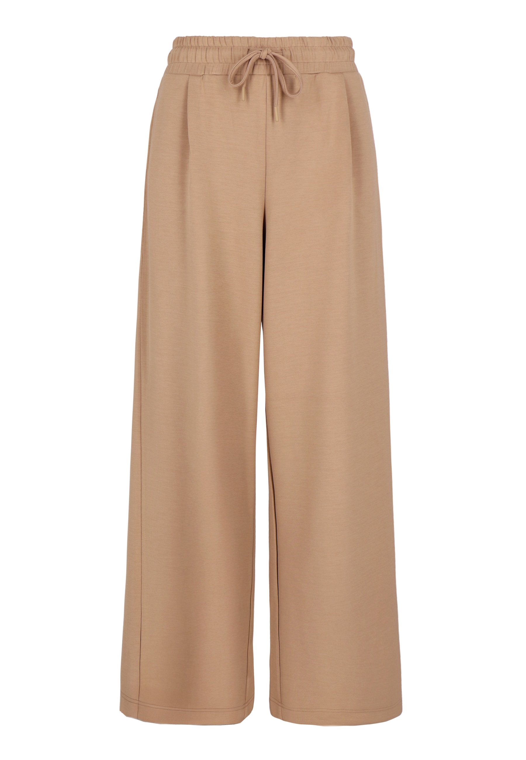 Beżowe, luźne spodnie dresowe N-MOCK