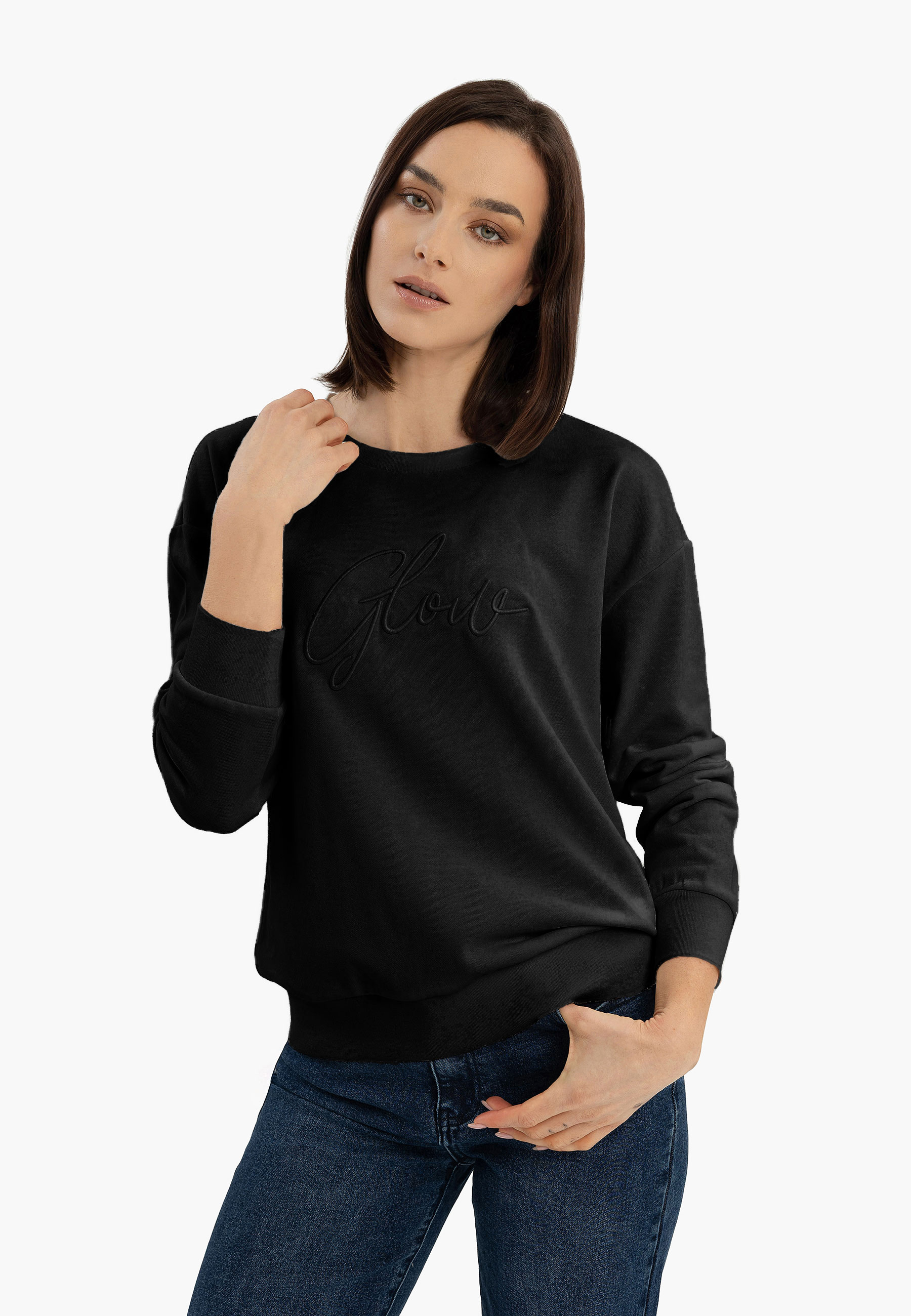 Bluza z napisem B-GLOW