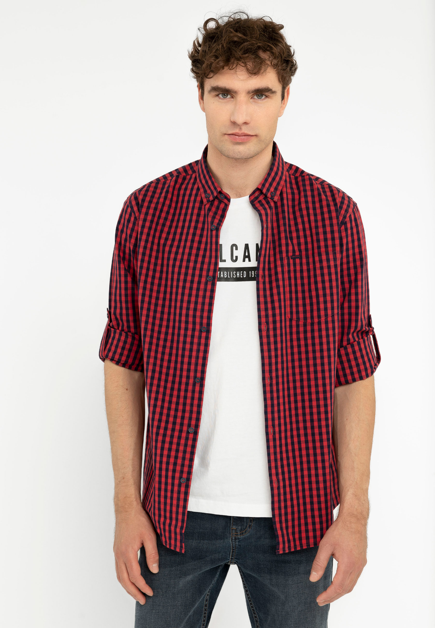 Koszula w kratę, Regular Fit, K-BASEL