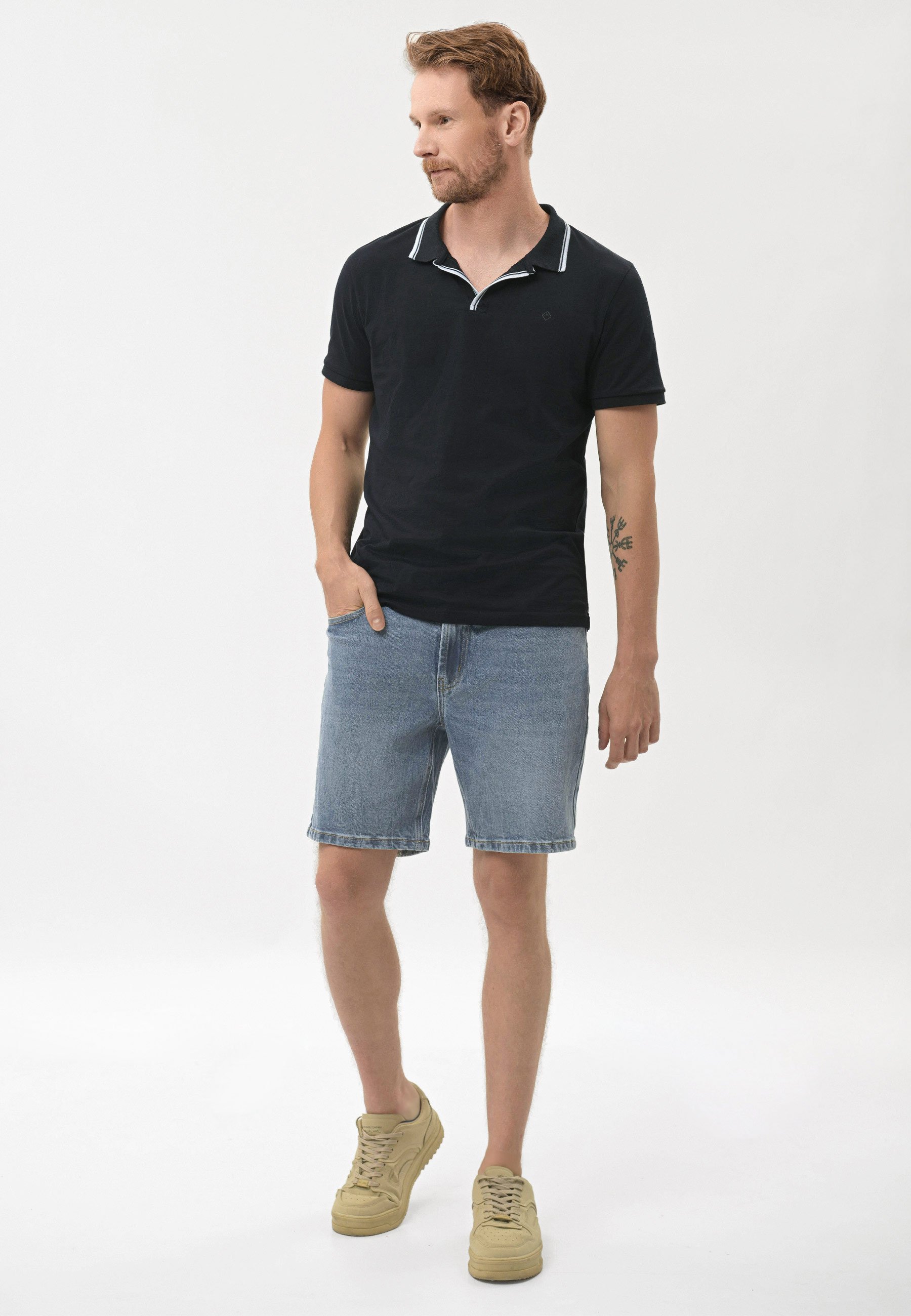 Niebieskie szorty jeansowe E-TUNE