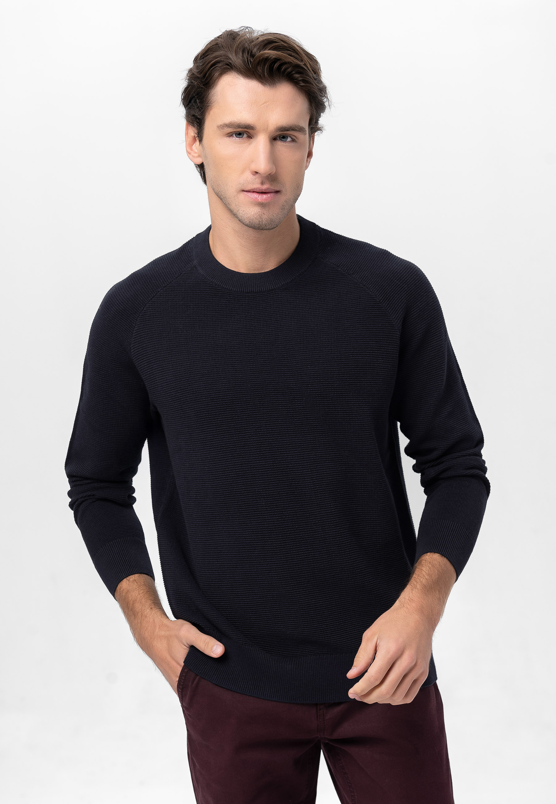 Sweter ze strukturą S-FORD