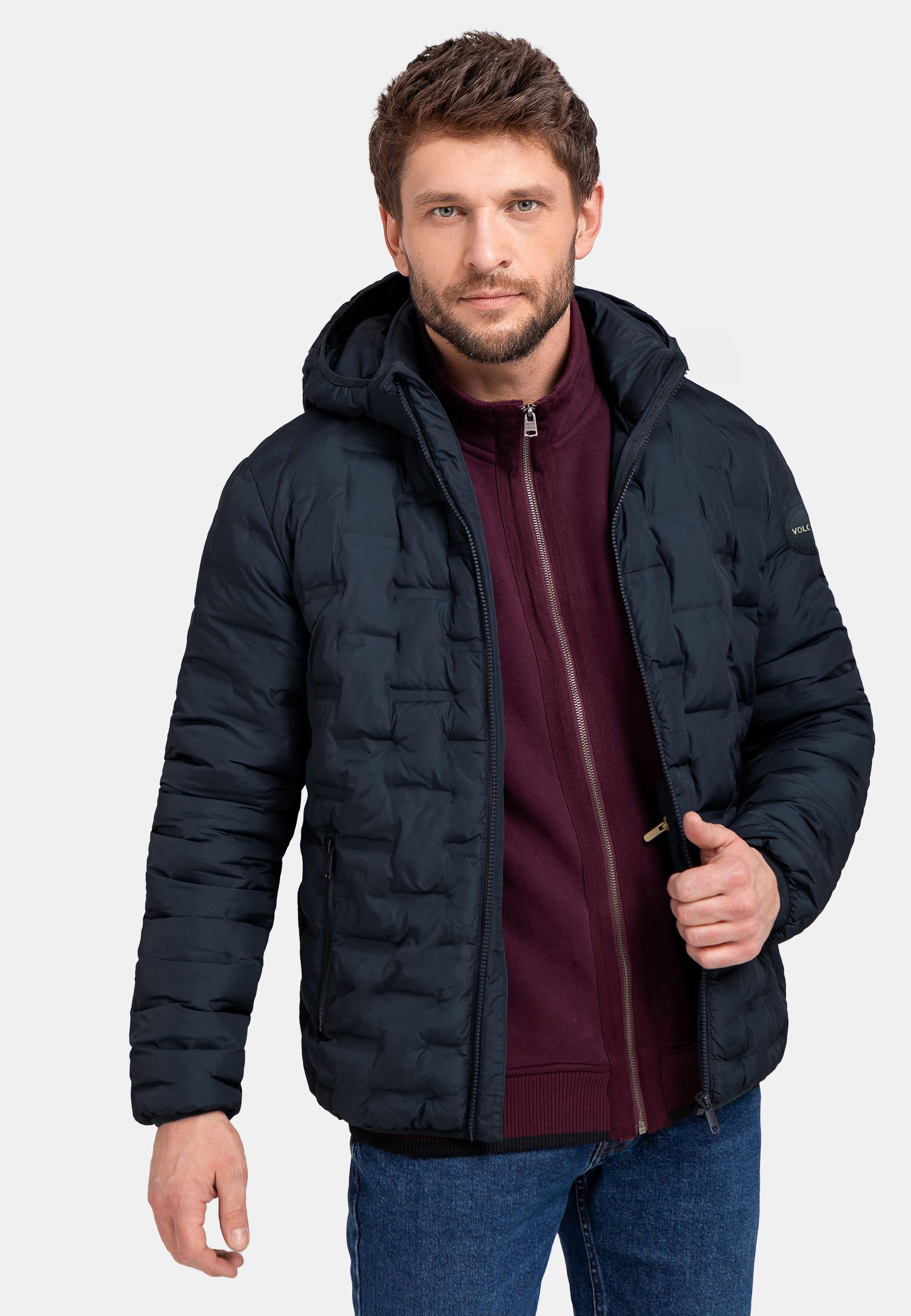 Pikowana kurtka J-SINTOR