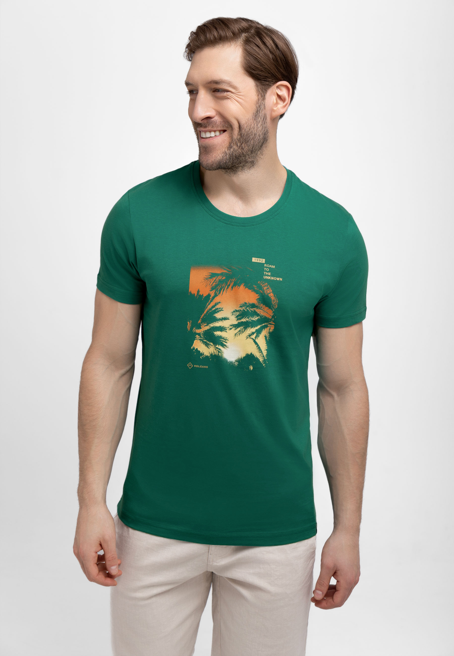 Koszulka z letnim nadrukiem T-ROAM