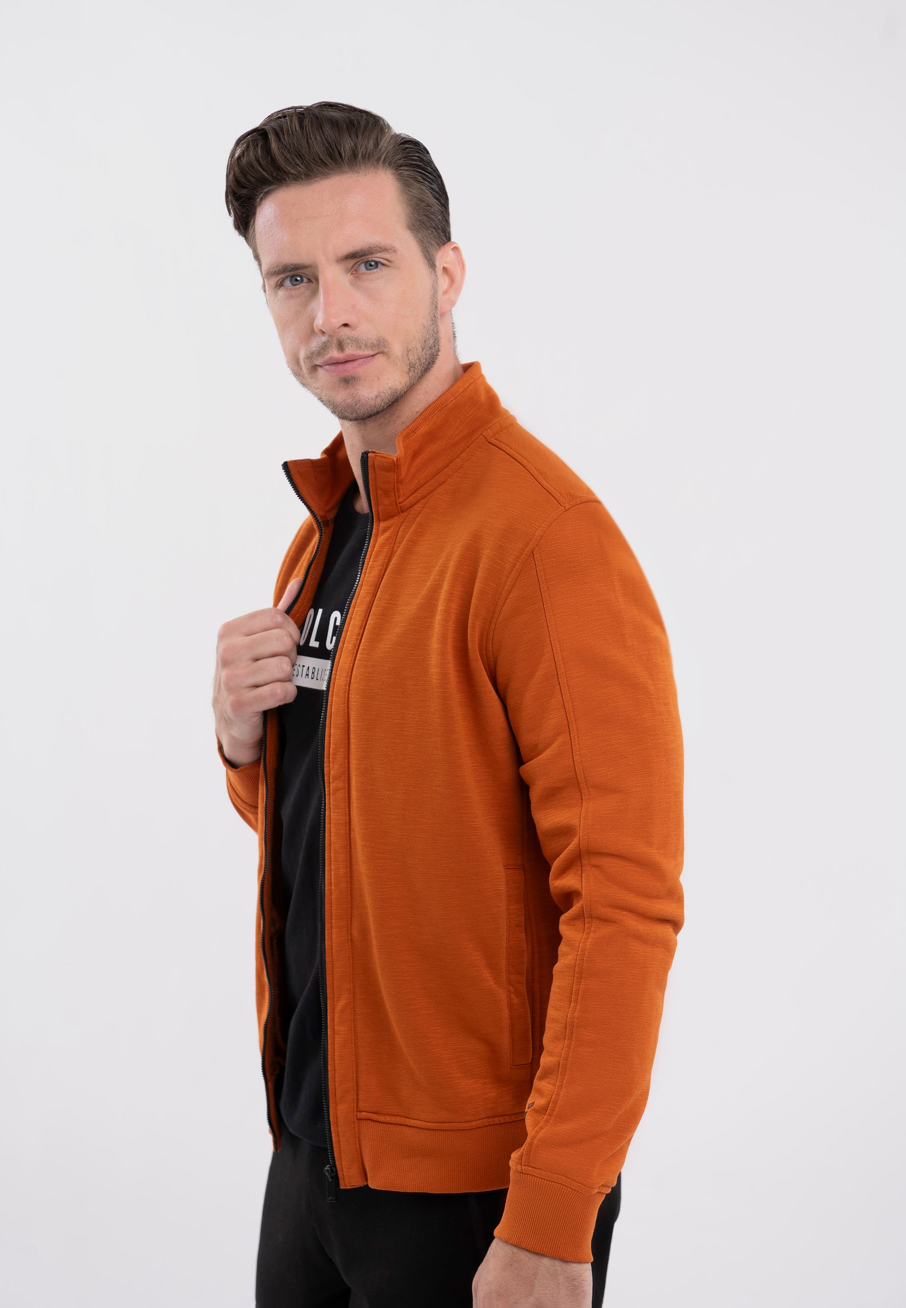 Bluza bawełniana ze stójką B-KAD