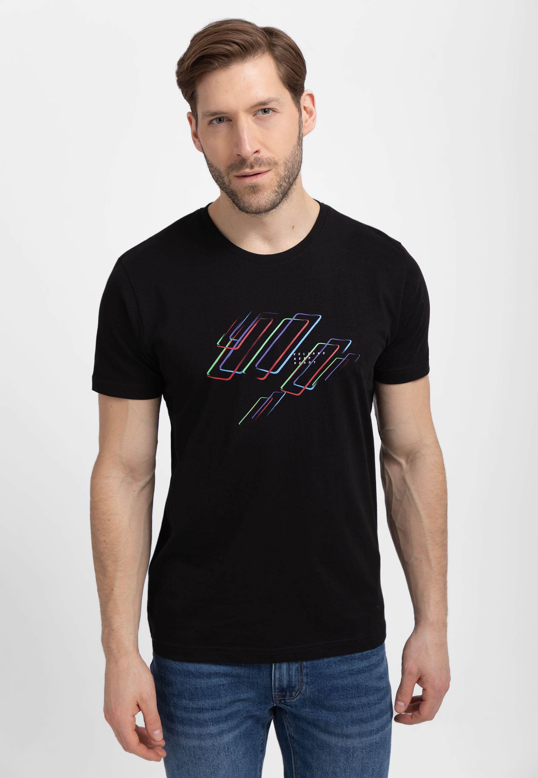 Bawełniany t-shirt z printem T-LASER