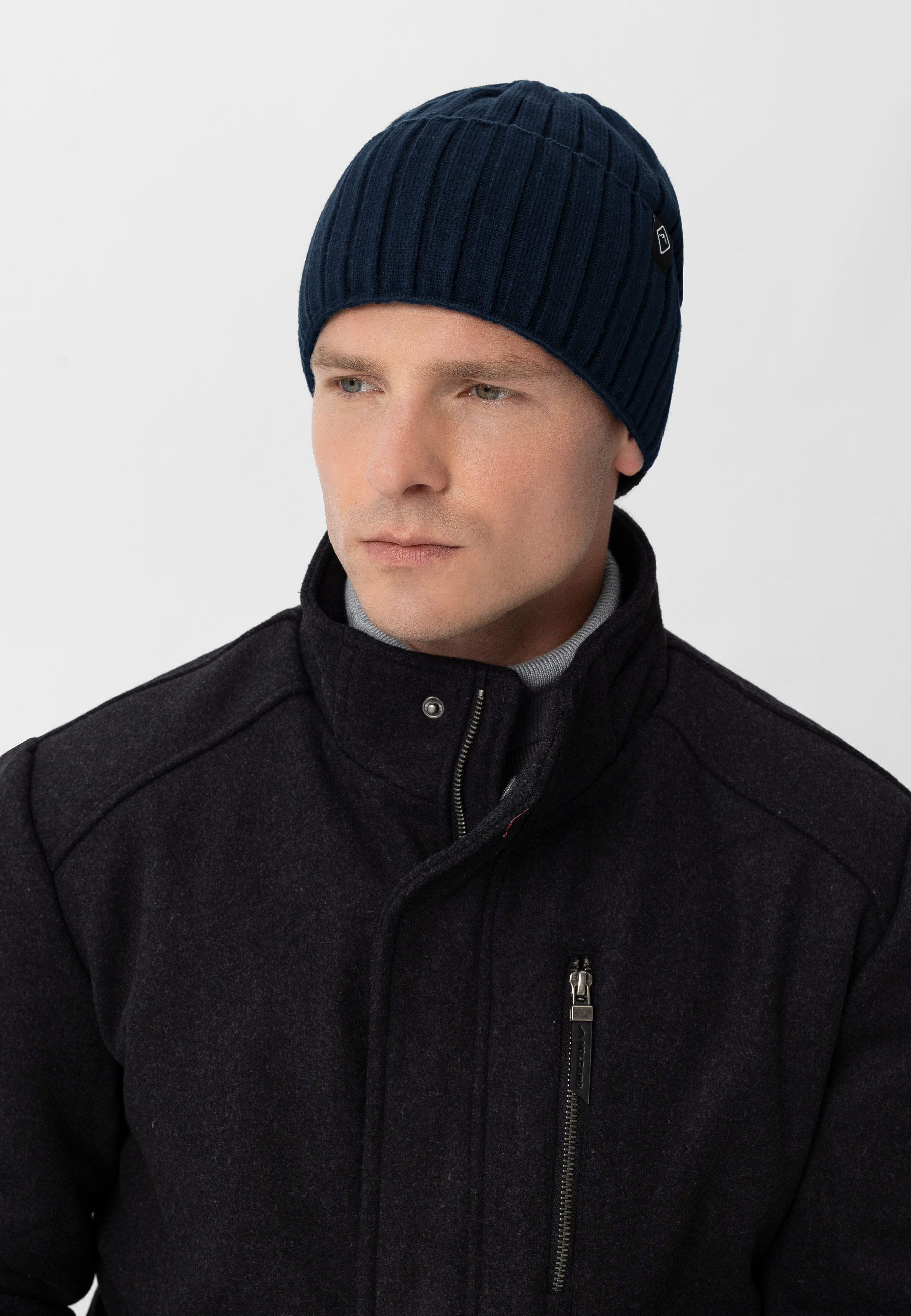 Prążkowana, zimowa czapka H-NORTH