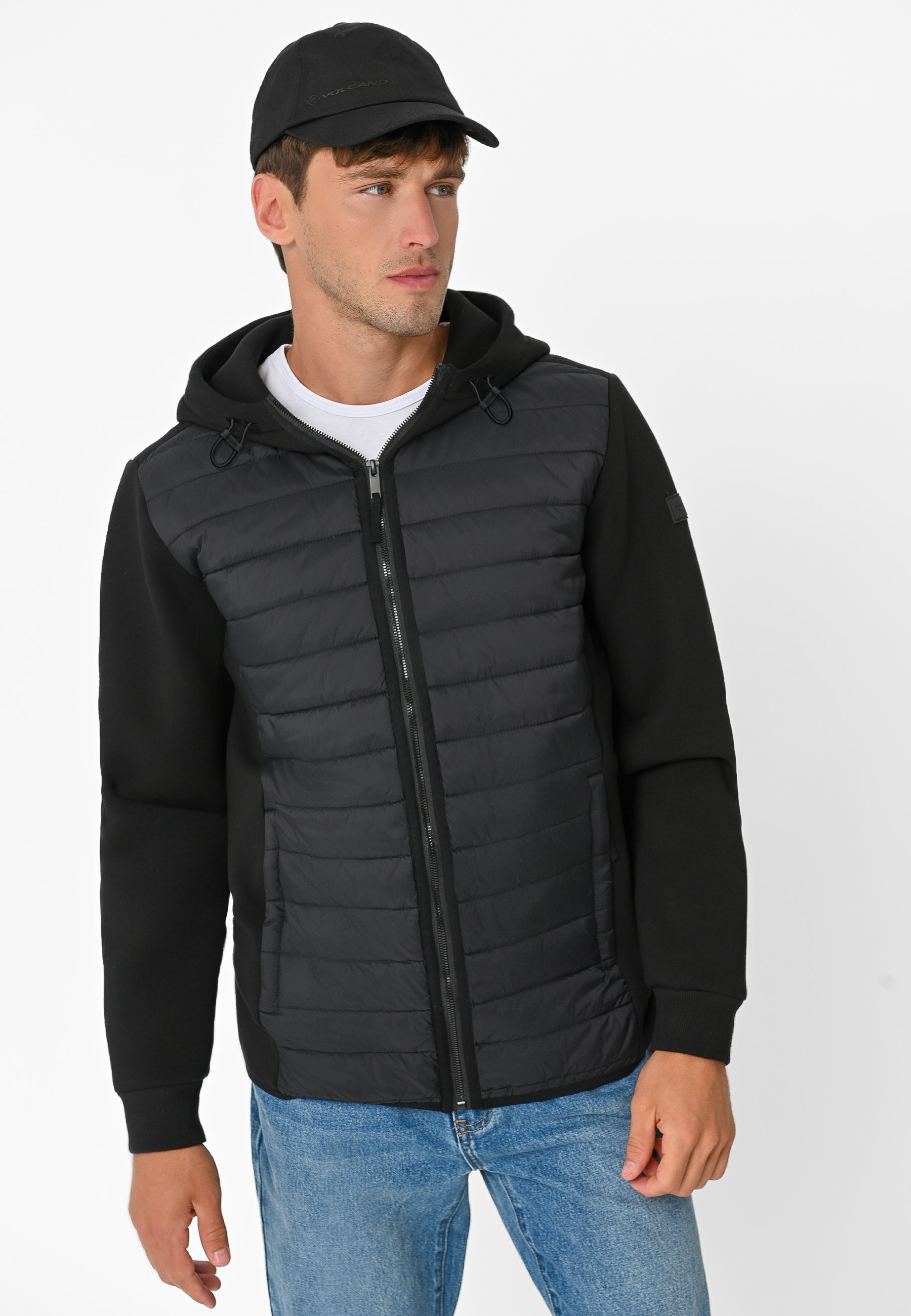 Bluza z kapturem, pikowana B-KLARK