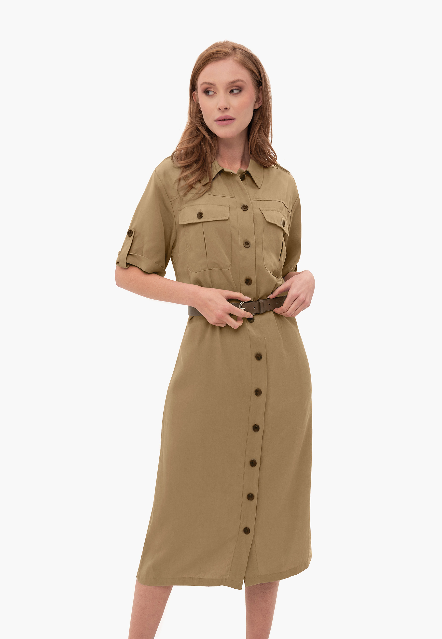 Sukienka koszulowa safari G-HANA