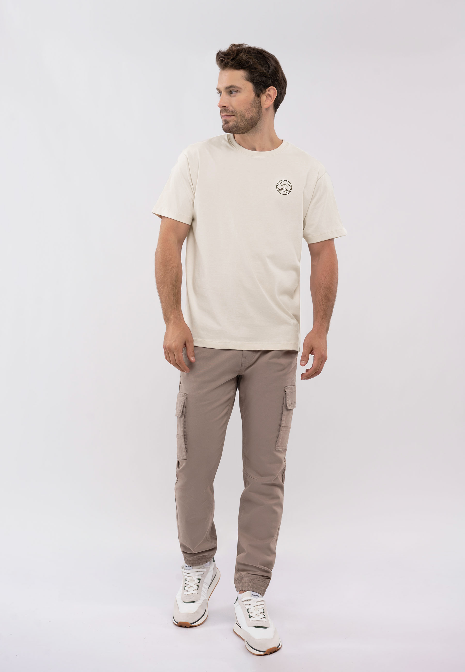 T-shirt z logo na plecach T-ELD