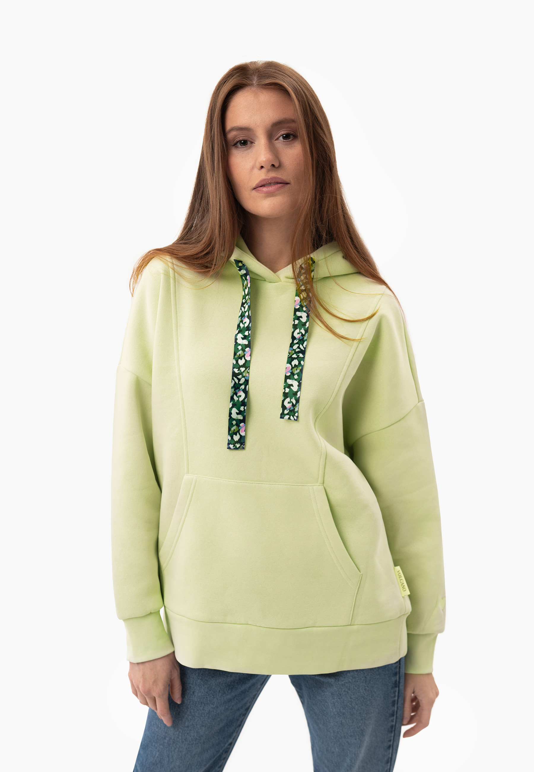 Limonkowa, bawełniana bluza B-ELEVEN