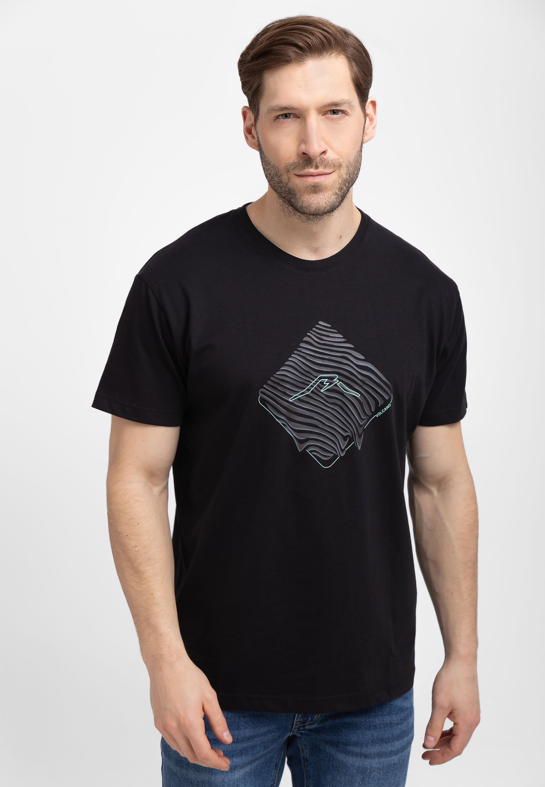 Bawełniana koszulka, Comfort Fit, T-LIQUID