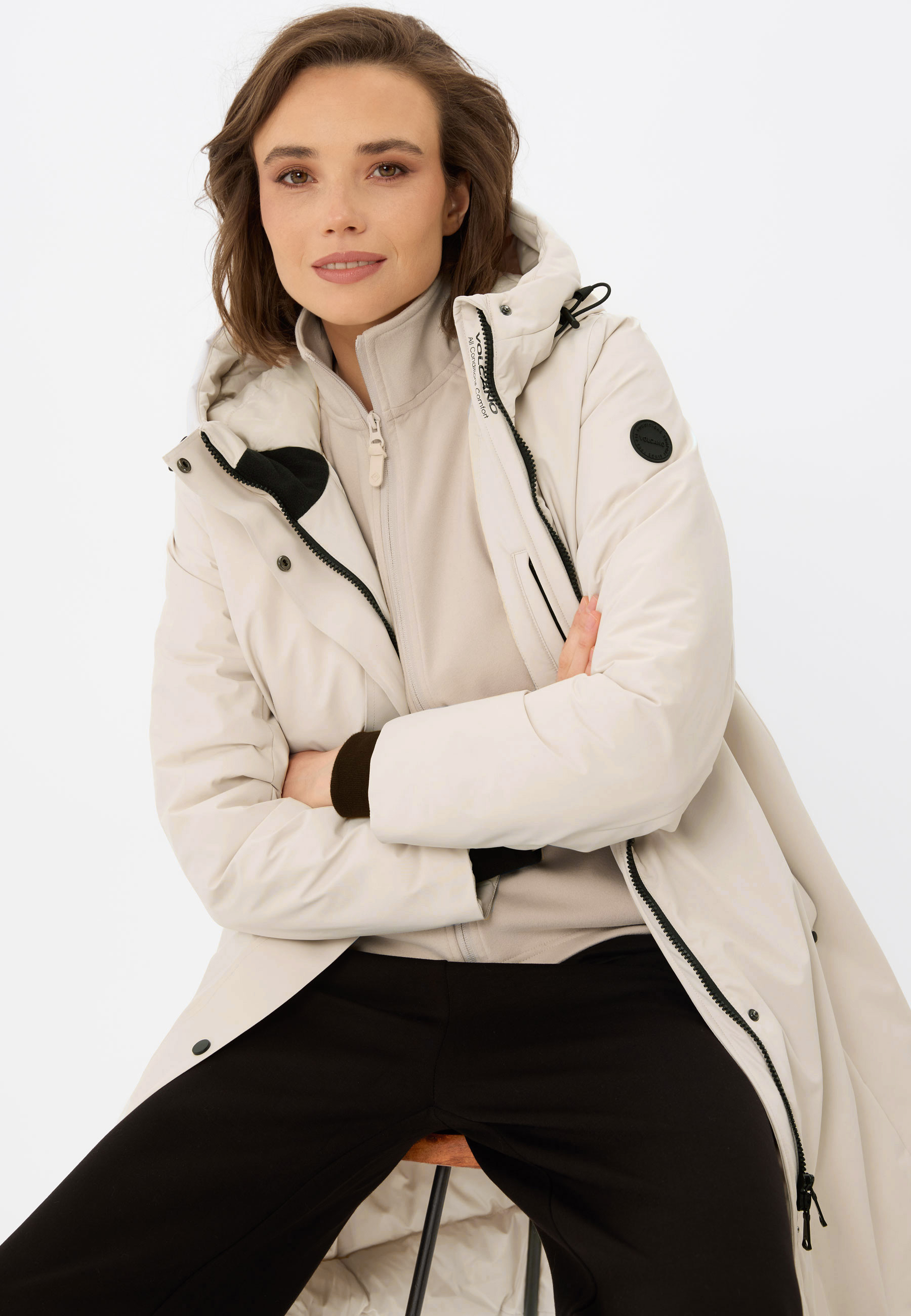 Wodoodporny, zimowy płaszcz J-ISLA