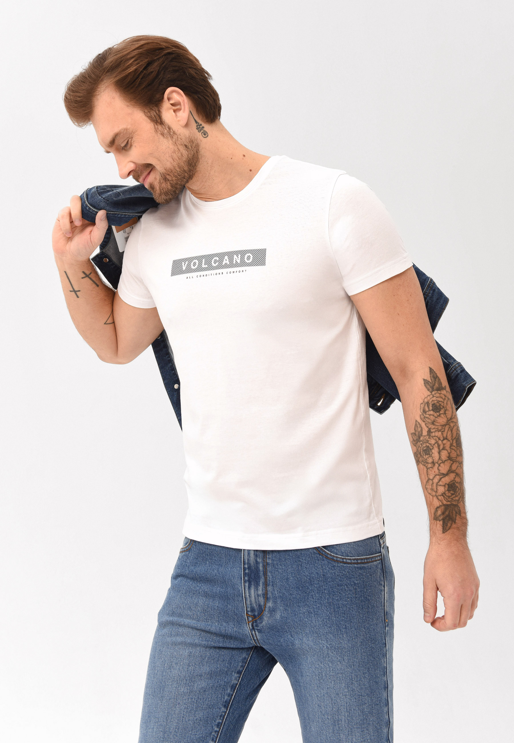 Bawełniany t-shirt T-HOLOGRAM