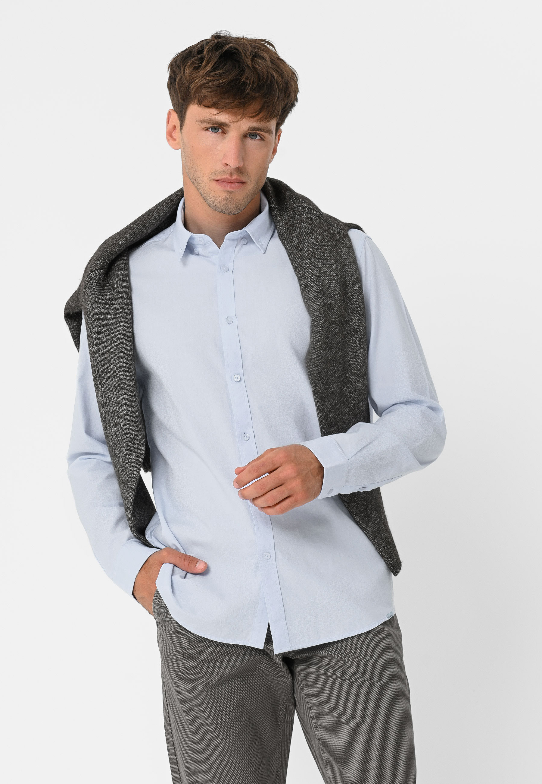 Jasnoniebieska koszula, Regular Fit, K-FEMO