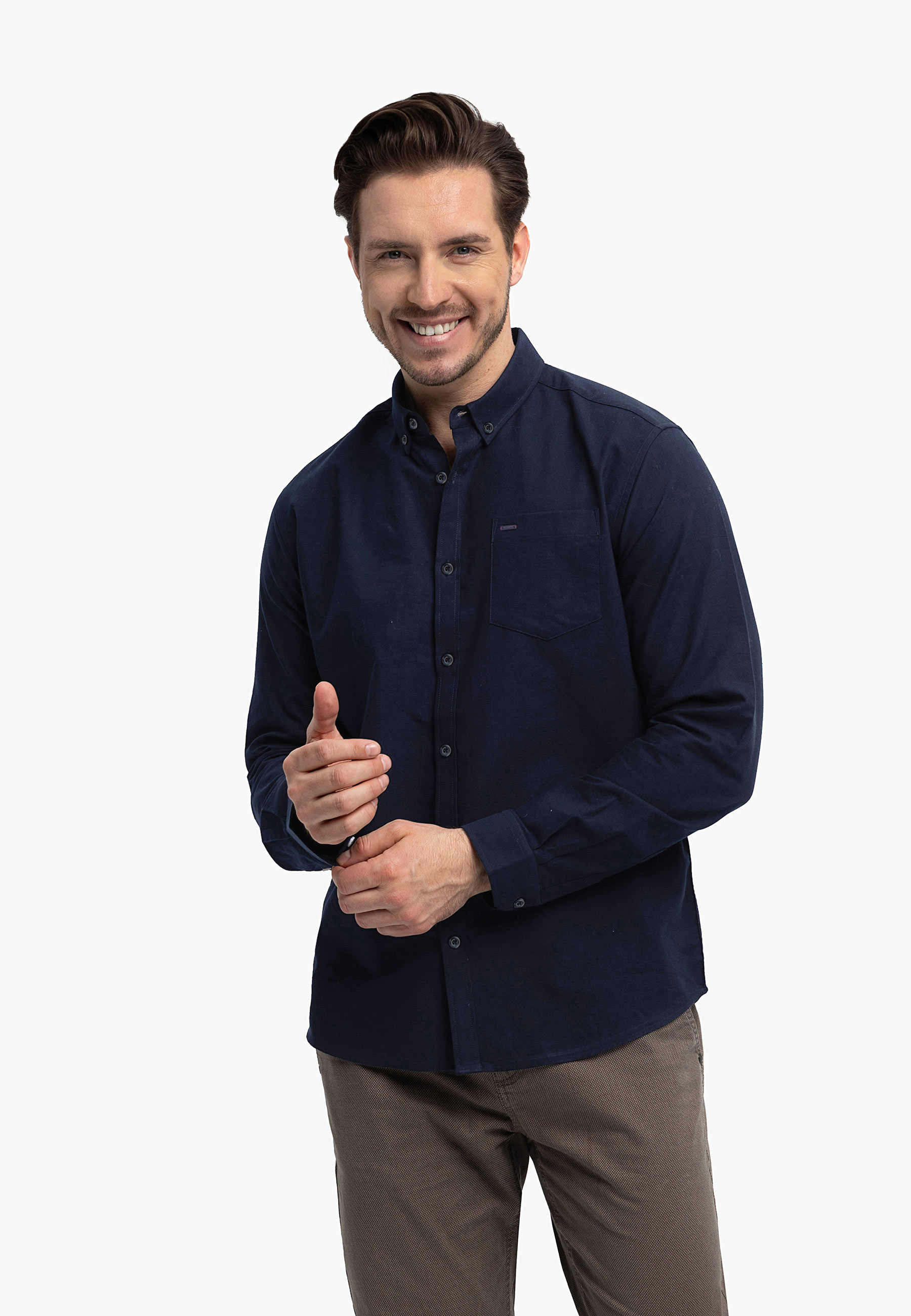 Granatowa koszula K-SOL