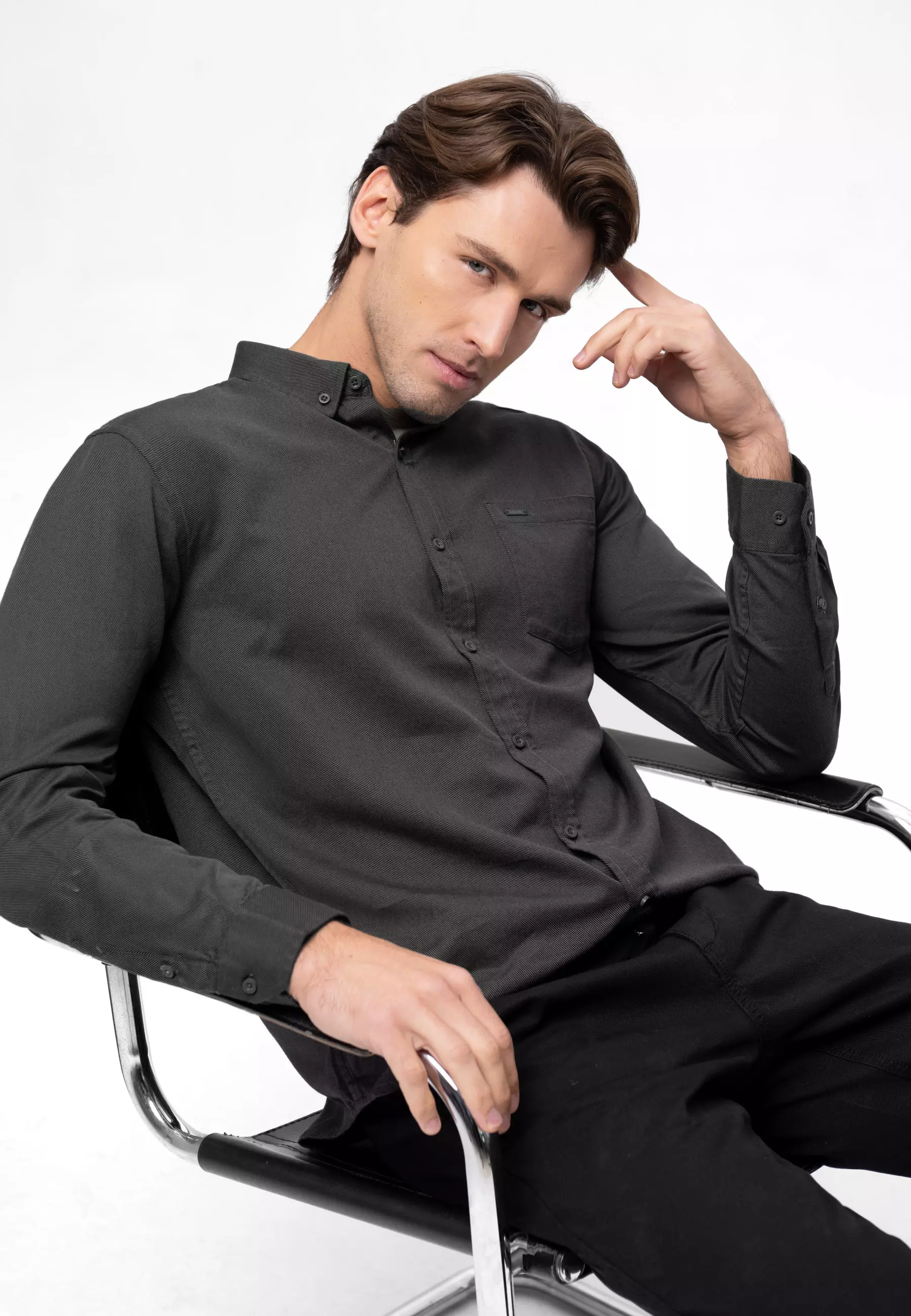 Koszula z długim rękawem, Regular Fit, K-BENTU