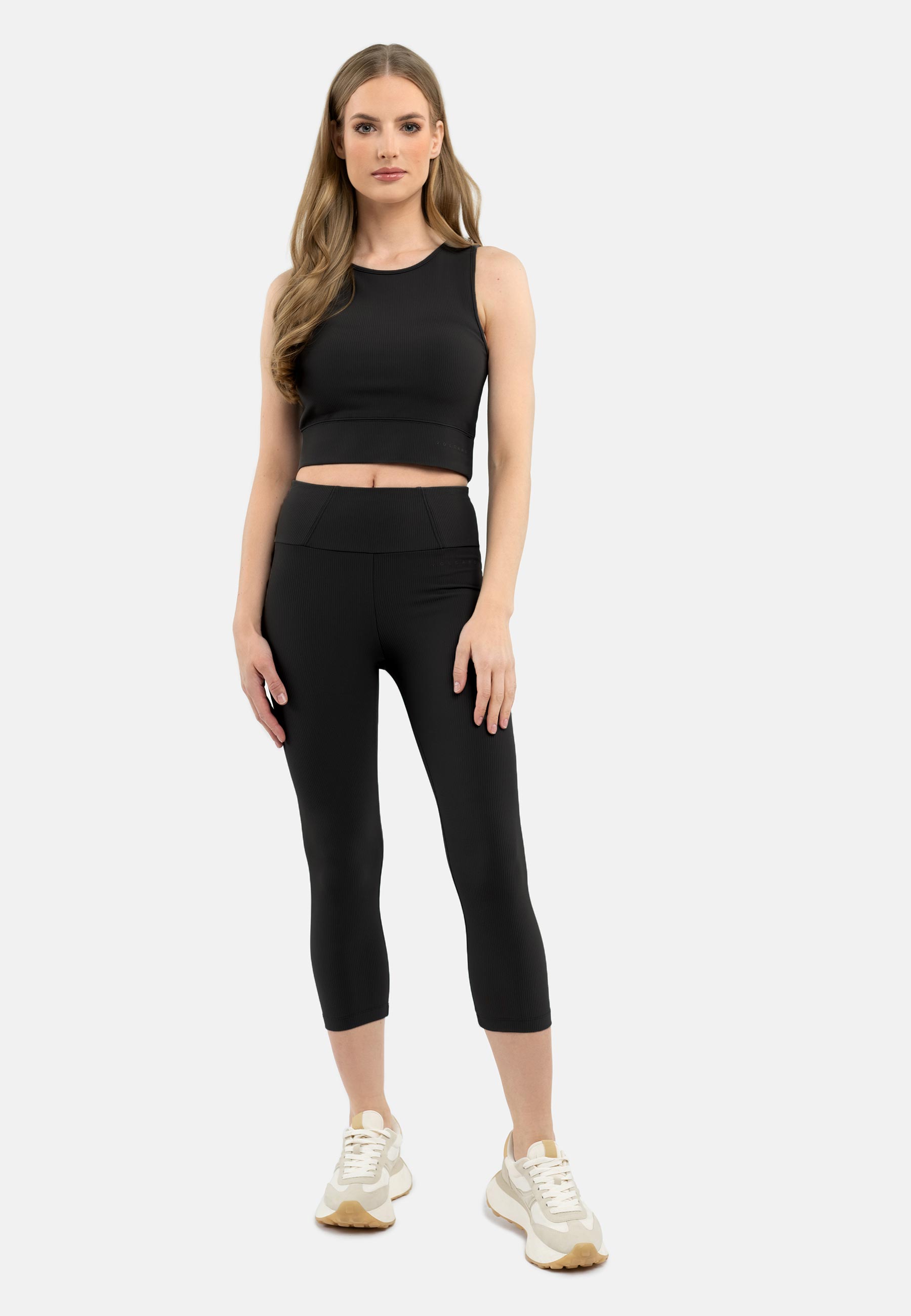 Prążkowane legginsy 3/4 N-PALERMO