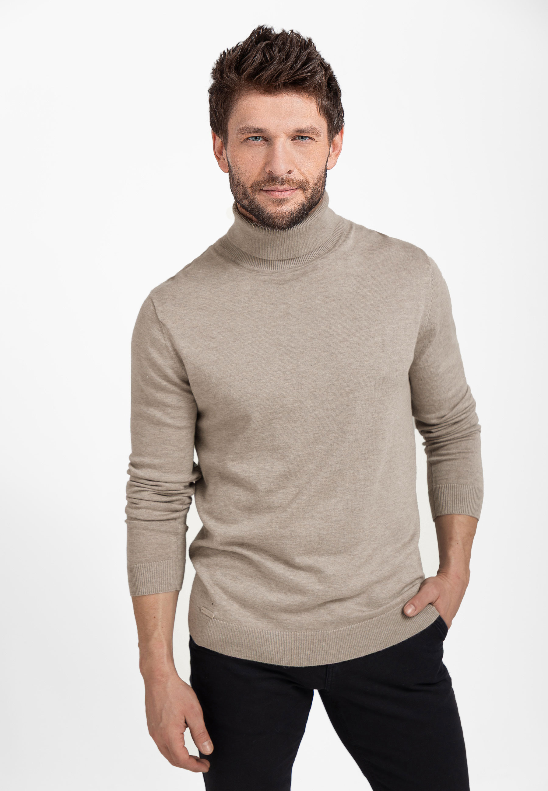 Sweter z golfem S-MAX