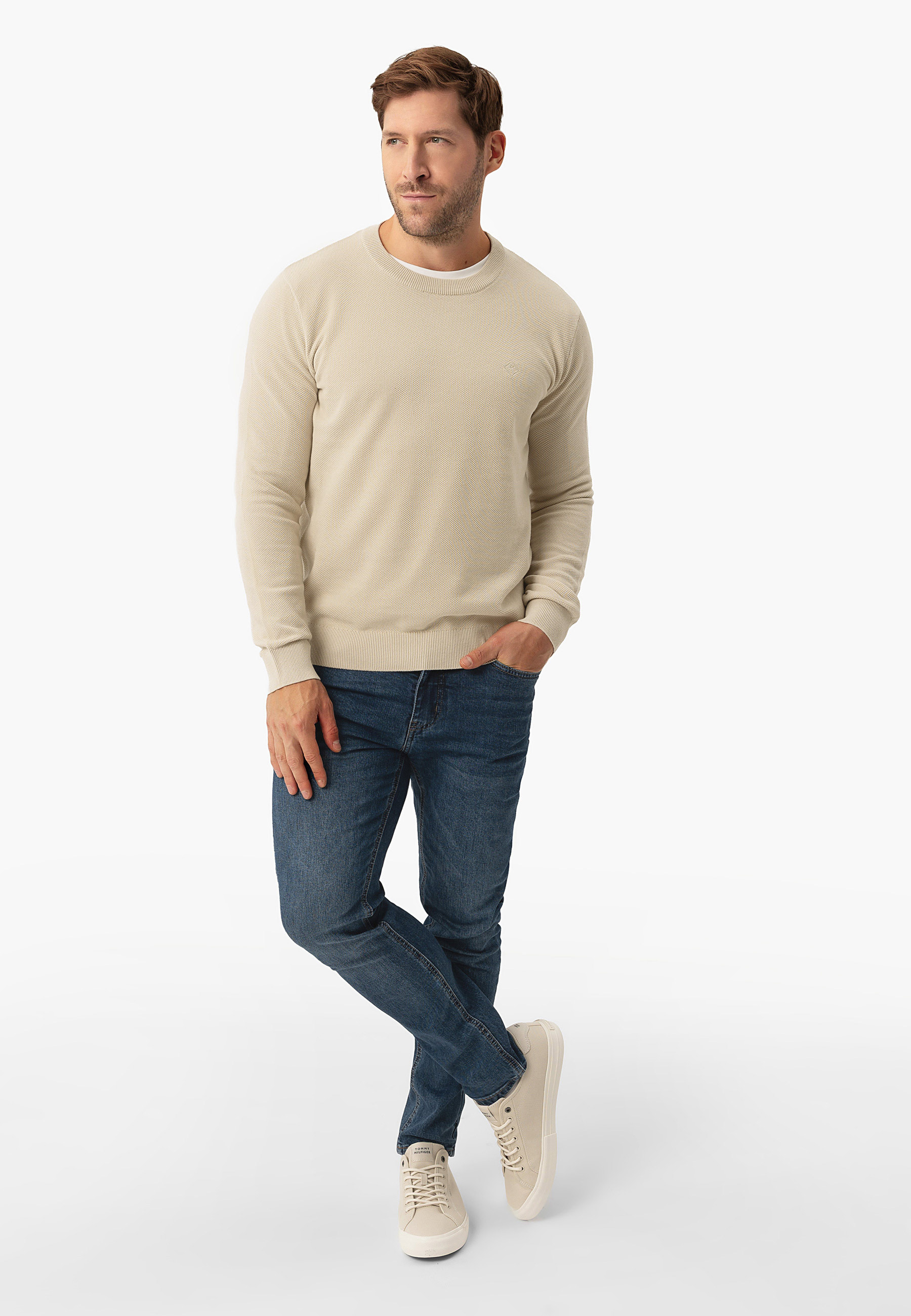 Bawełniany sweter S-LOGAN