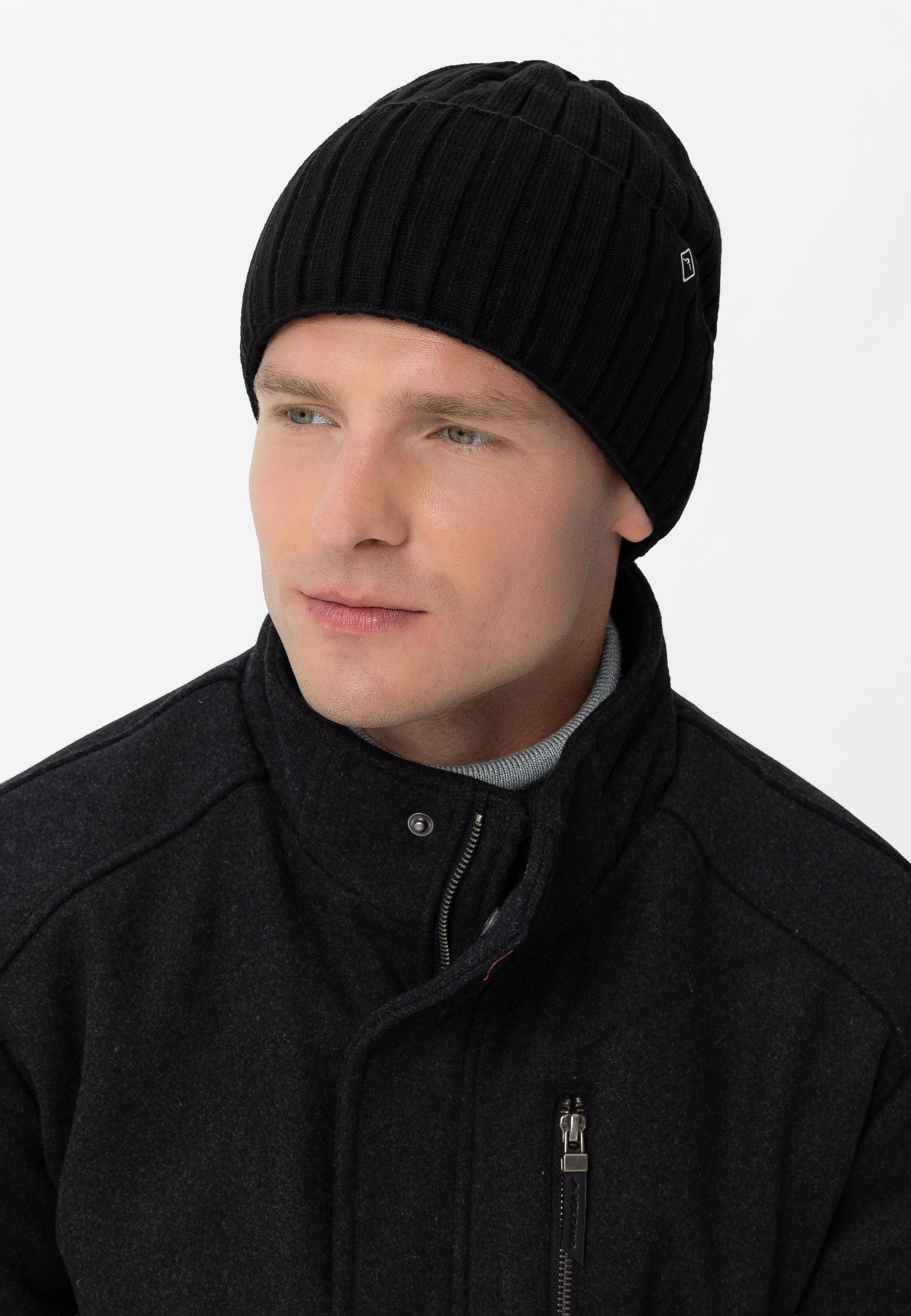 Prążkowana, zimowa czapka H-NORTH