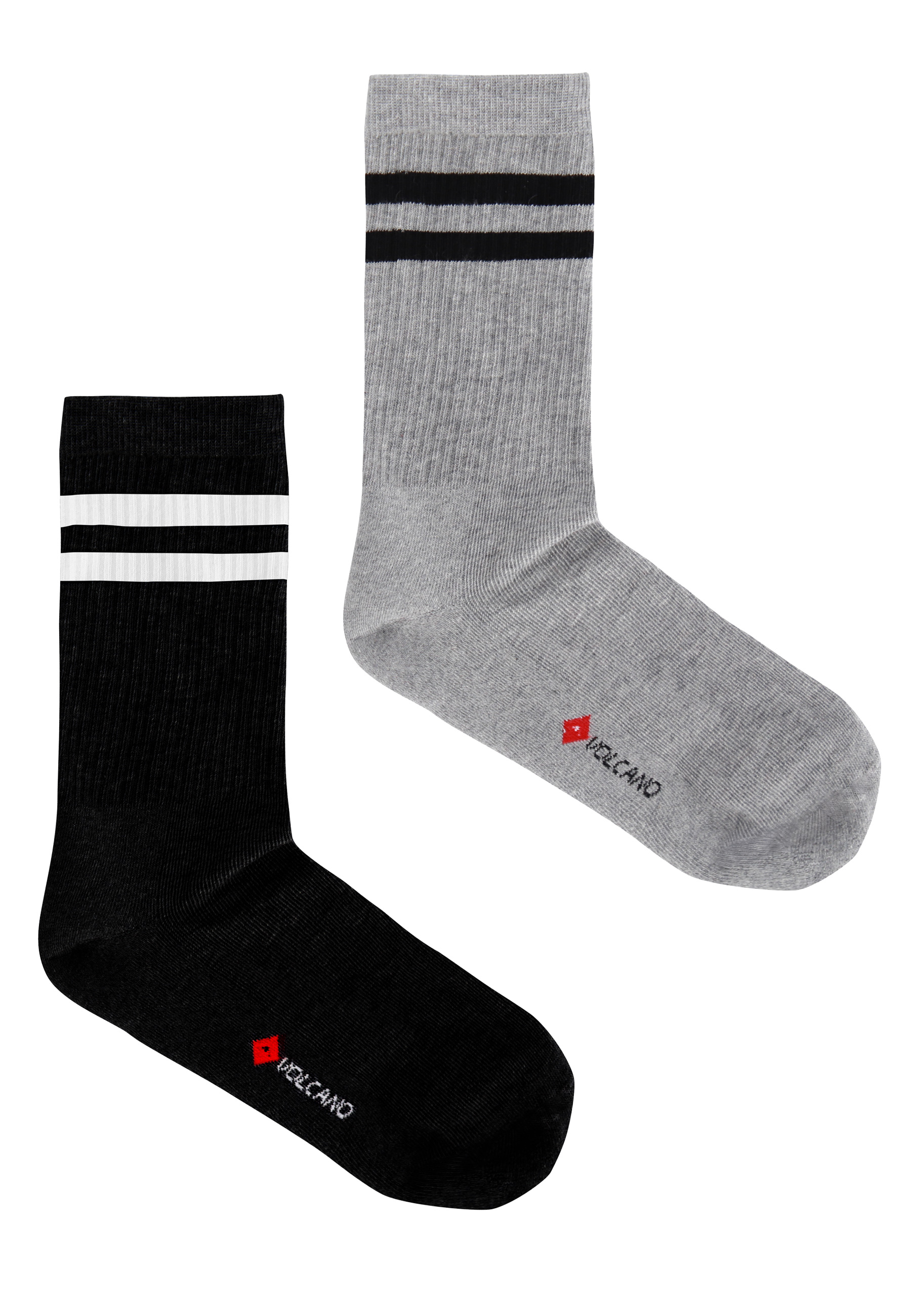 Sportowe skarpety z paskami A-HUGO, dwupak