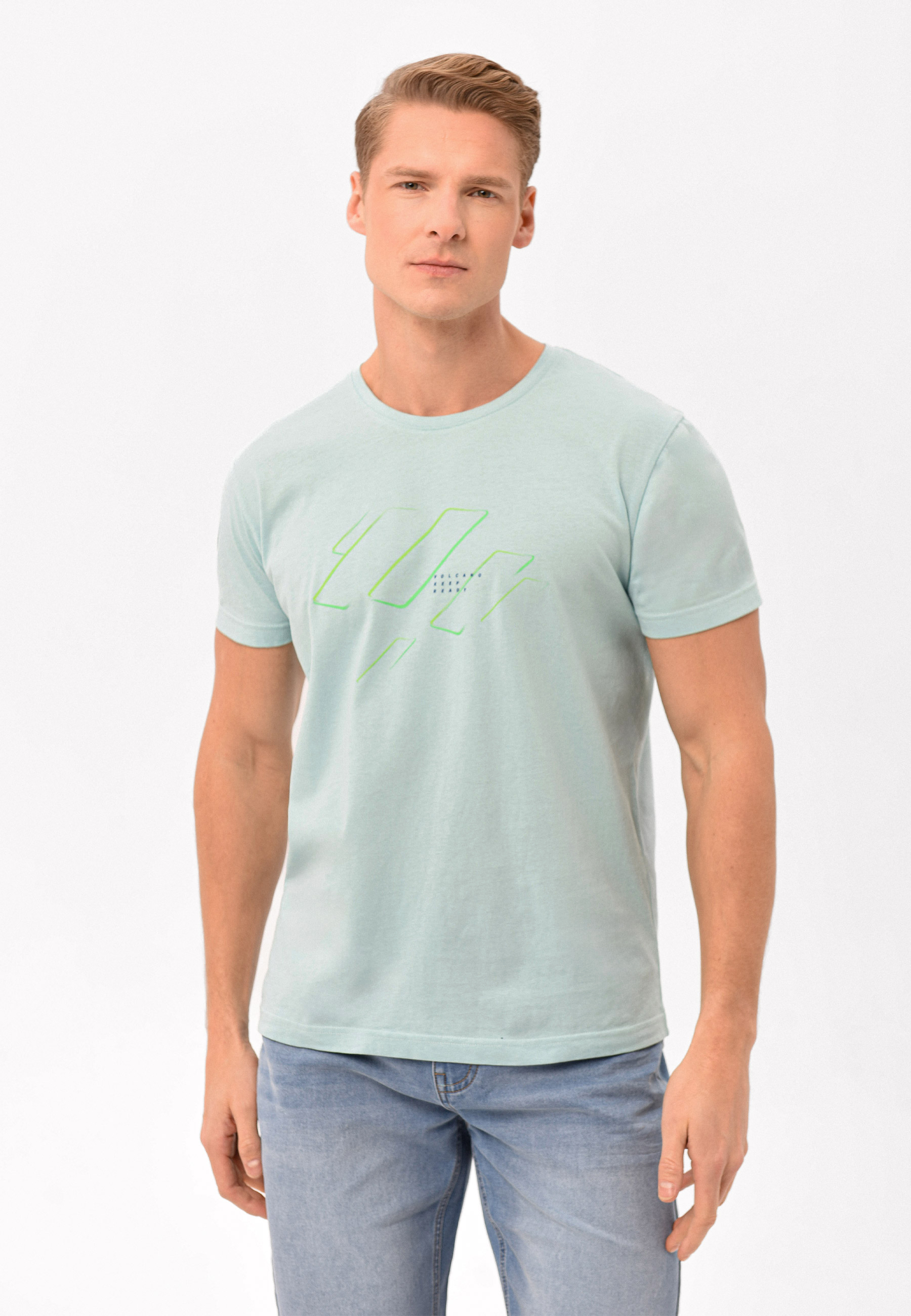 Bawełniany t-shirt z printem T-LASER