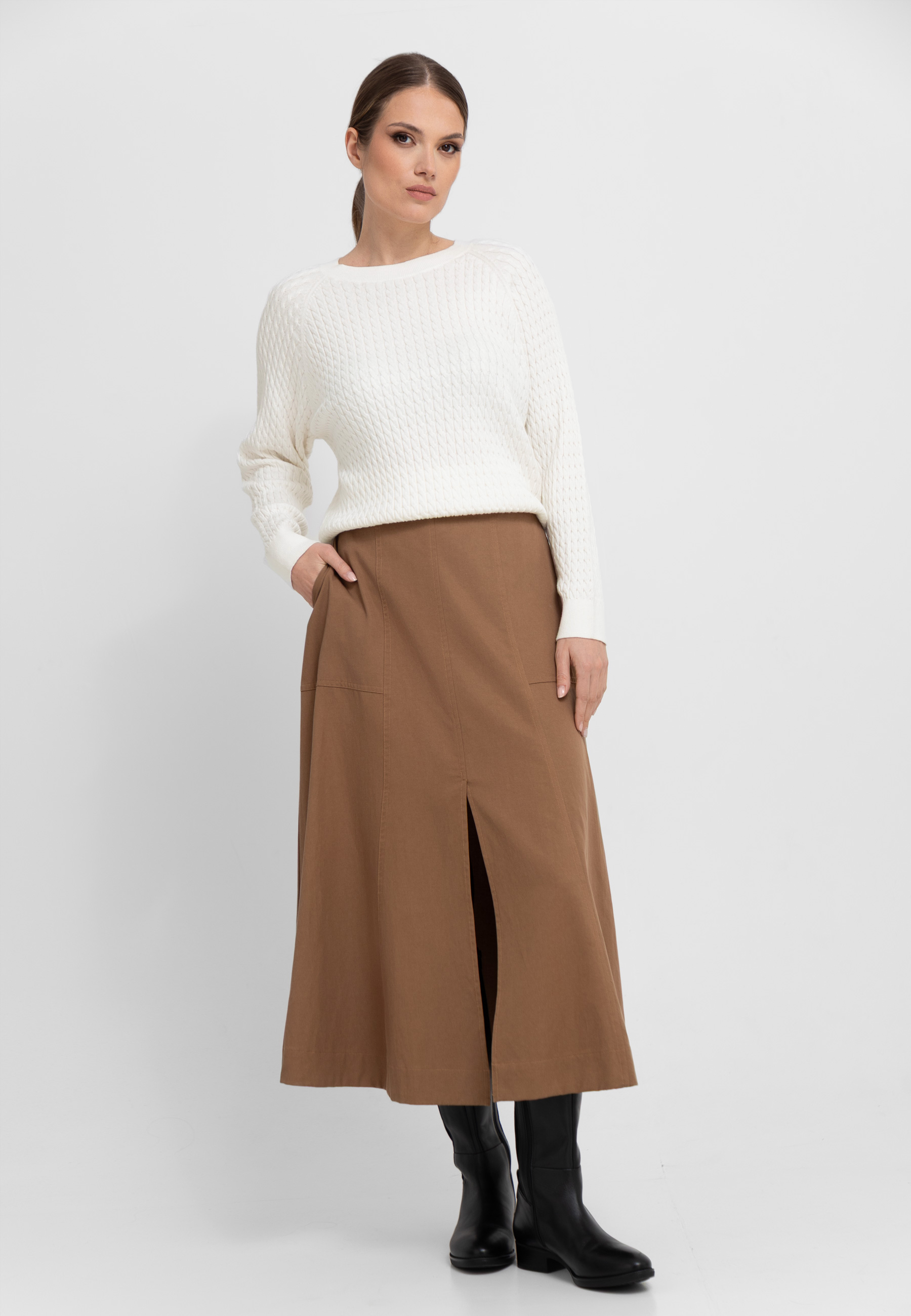 Bawełniany sweter S-KAMA