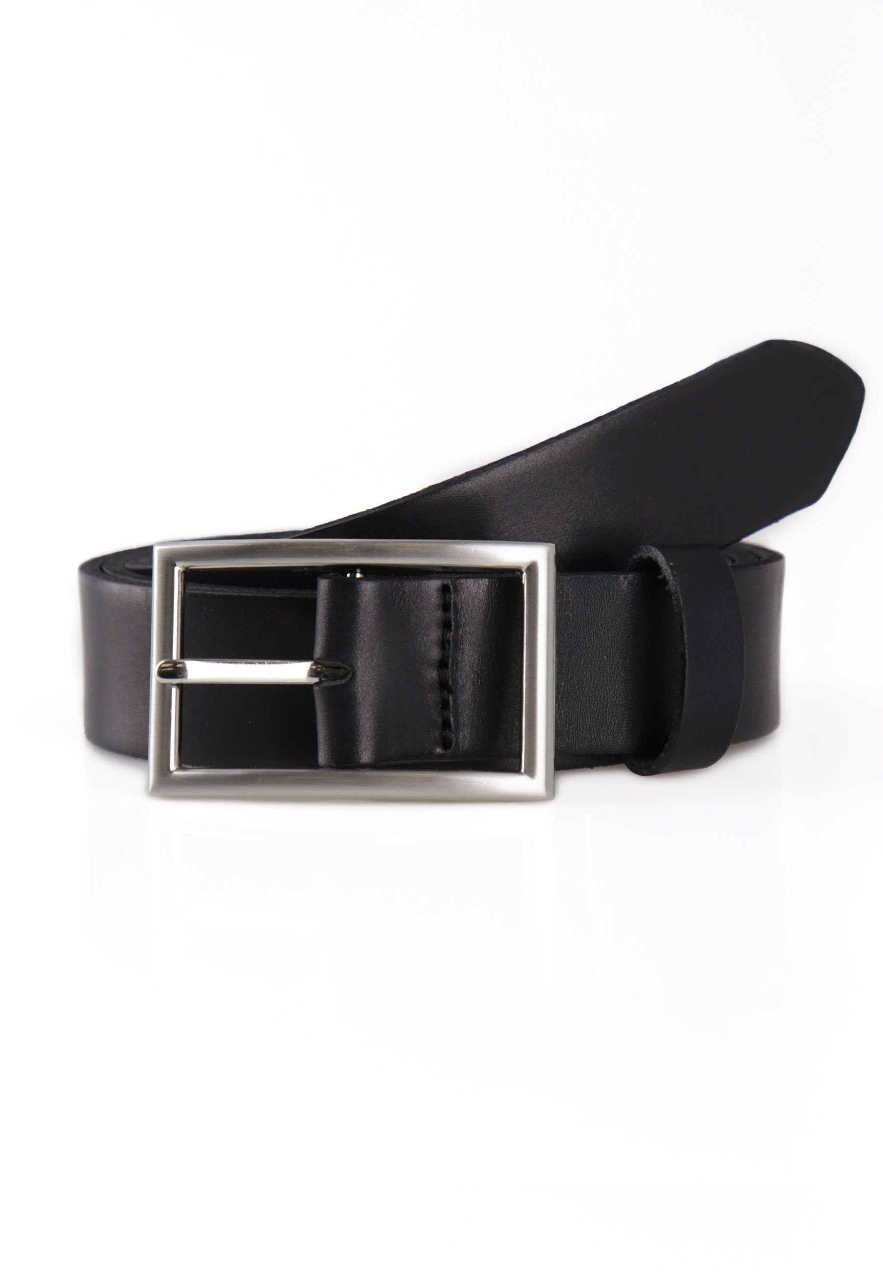 Czarny pasek skórzany damski A-PRIM