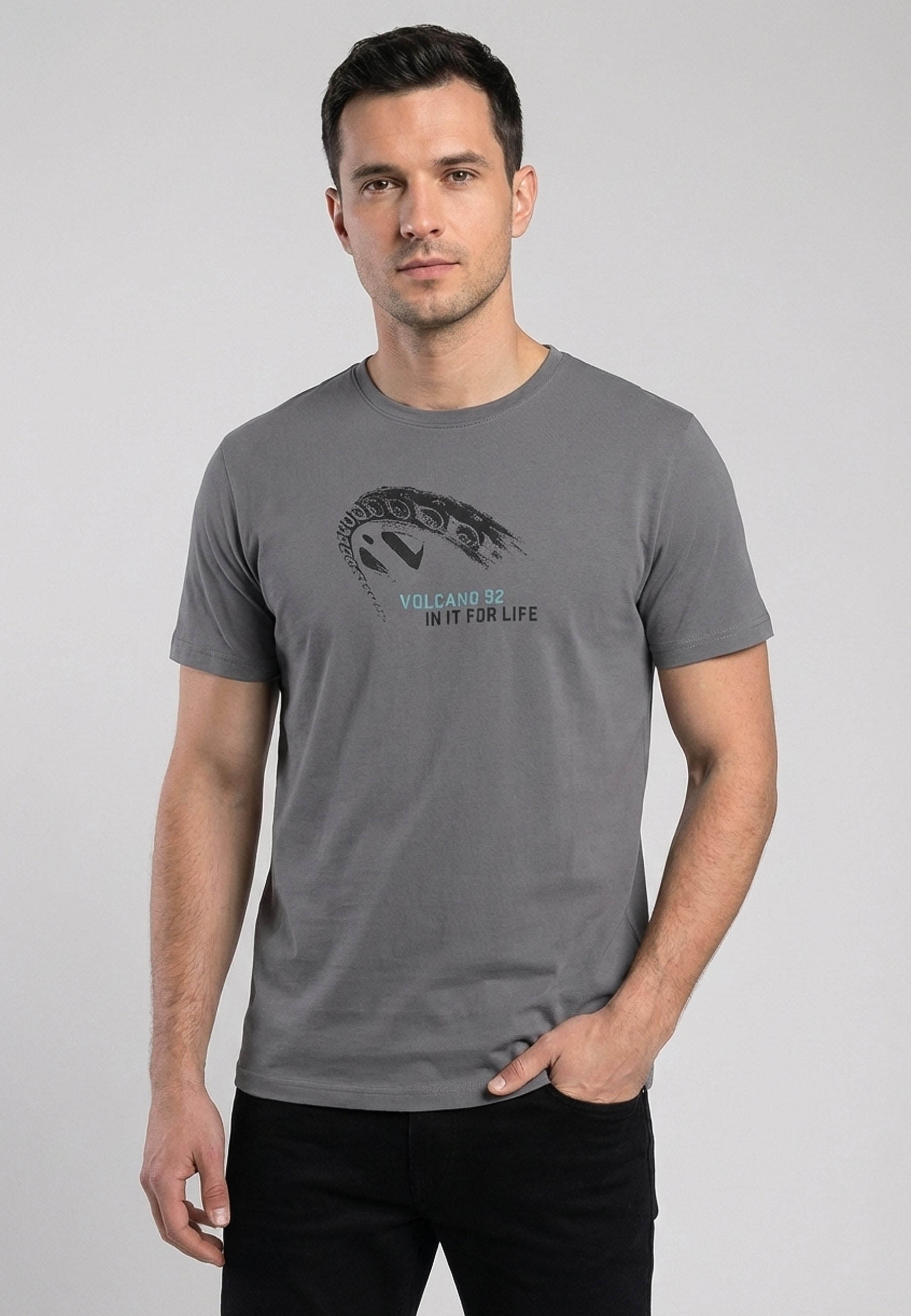 T-shirt z printem T-INIT