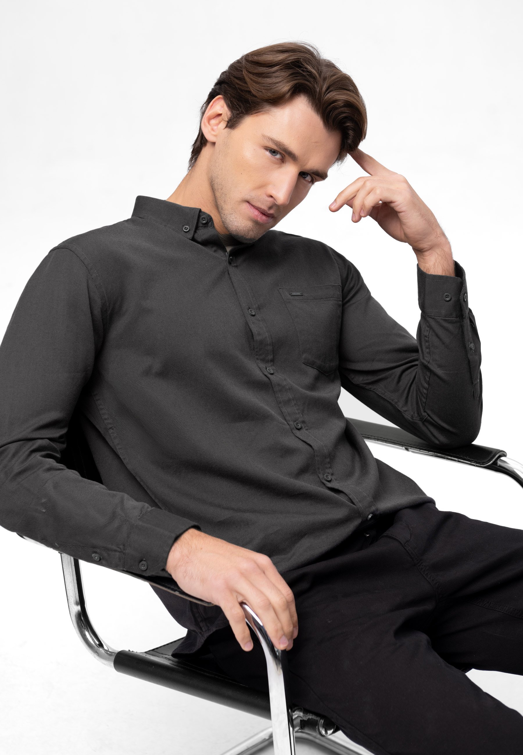 Koszula z długim rękawem, Regular Fit, K-BENTU