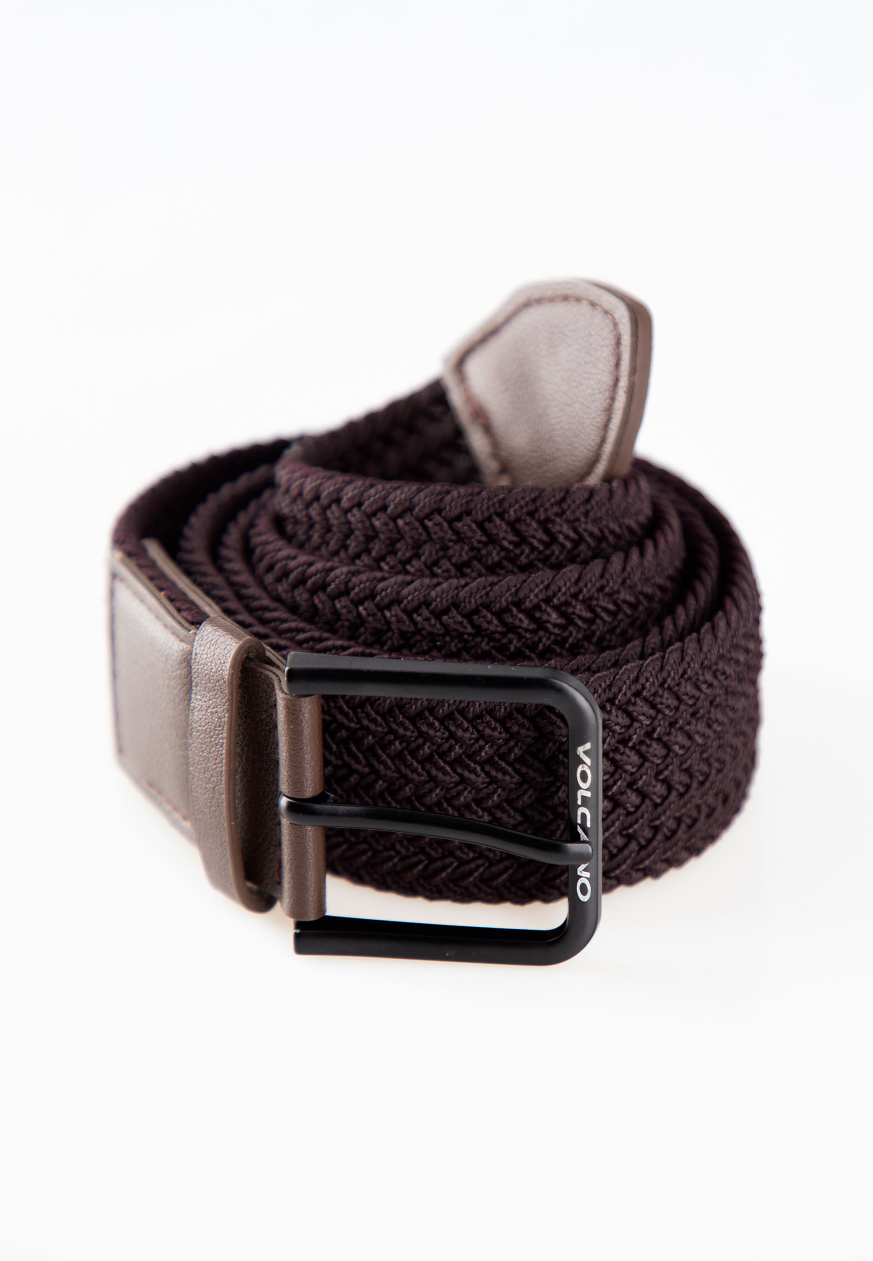 Dzianinowy, pleciony pasek męski A-TOM