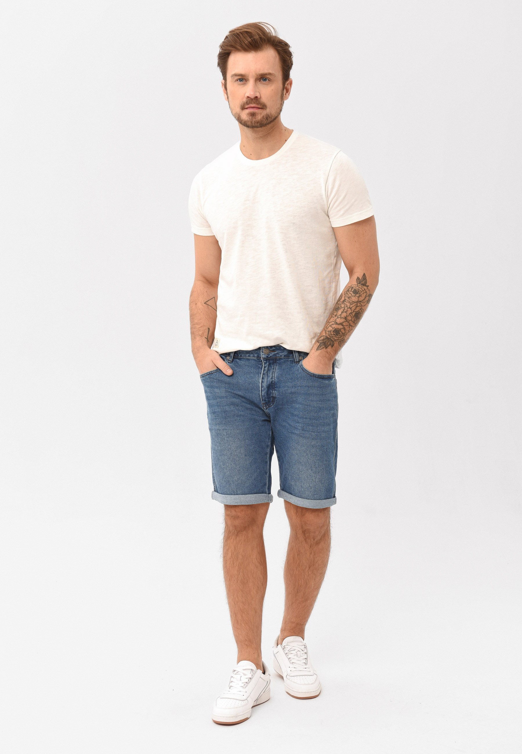 Szorty jeansowe, Comfort Fit, E-MEAR