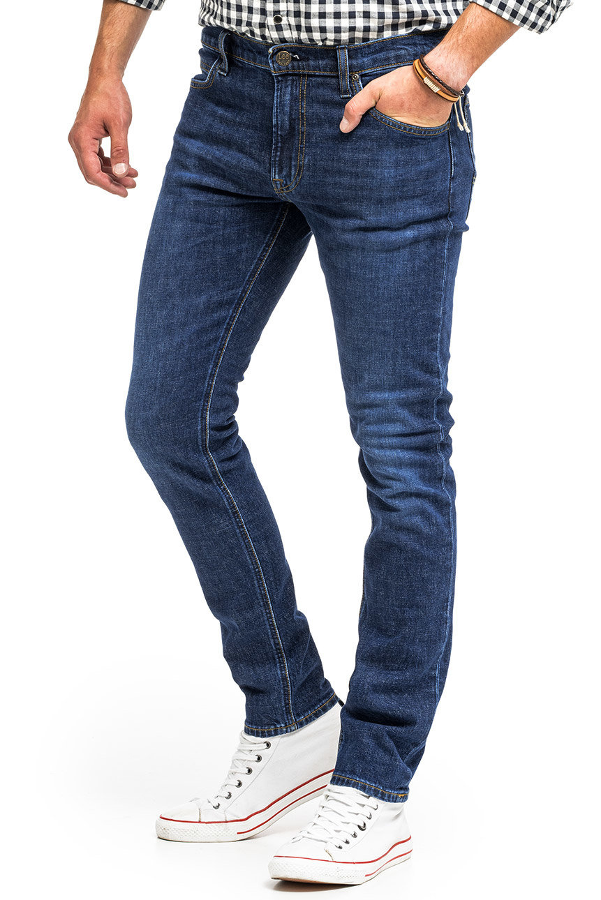 LEE LUKE MĘSKIE SPODNIE JEANSOWE DK WORN KANSAS L719PLGC 112140748