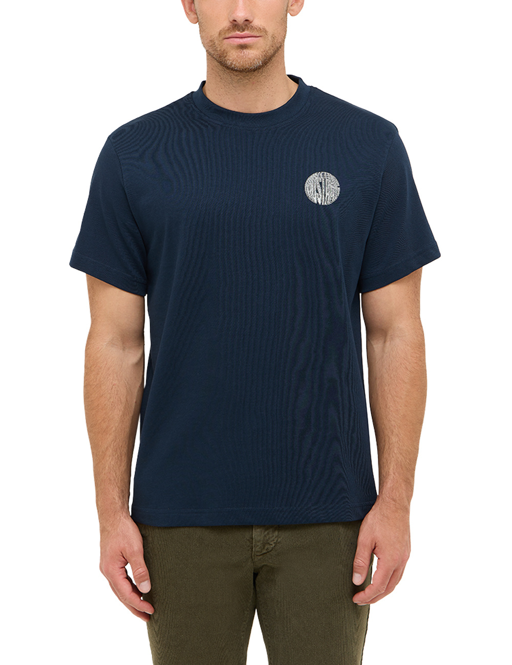 Męski T-Shirt Mustang Style Akron Dark Sapphire 1016869 4136