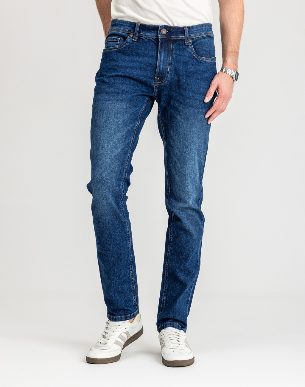 Męskie Spodnie Jeansowe Marcus Sebb 2216 Blue ink. 14-200303