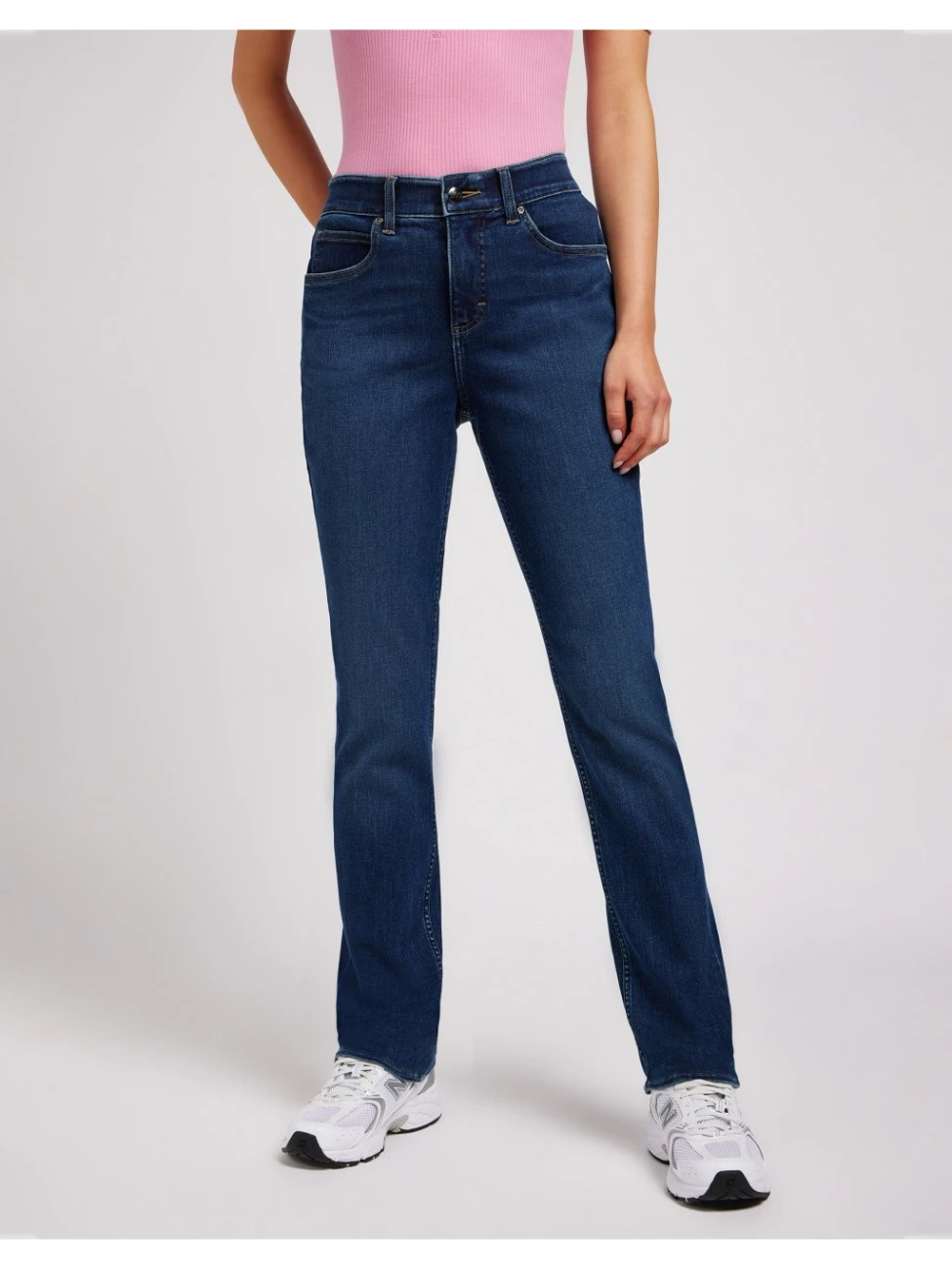 LEE DAMSKIE SPODNIE JEANSOWE ULC STRAIGHT GREET THE DAY 112350785 L35W016200